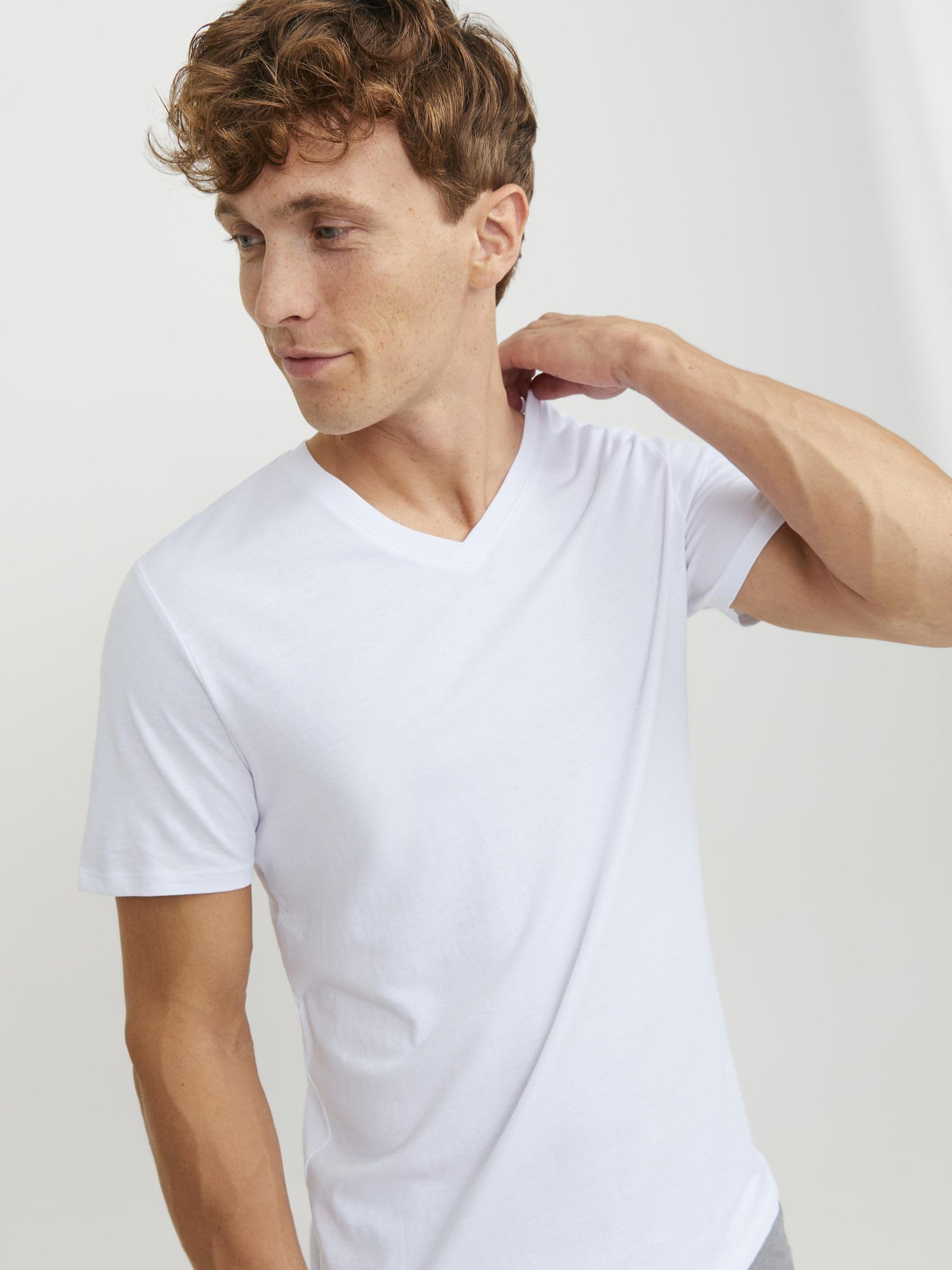 Jack & Jones V-Neck T-Shirt 2-Pack for Men - Casual & Comfort Wear