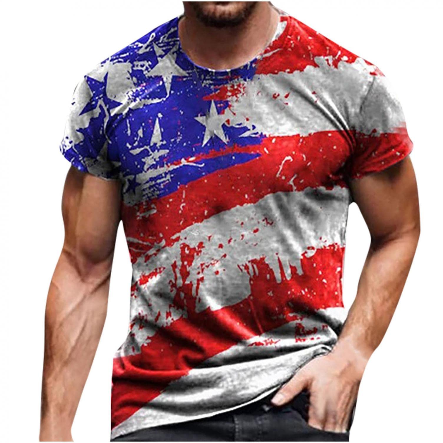 Cool Graphic T-Shirts for Men - Fashion Crew Neck Short Sleeve Casual Streetwear Art Tees | Perfect for Everyday Wear, Street Style & Gifts