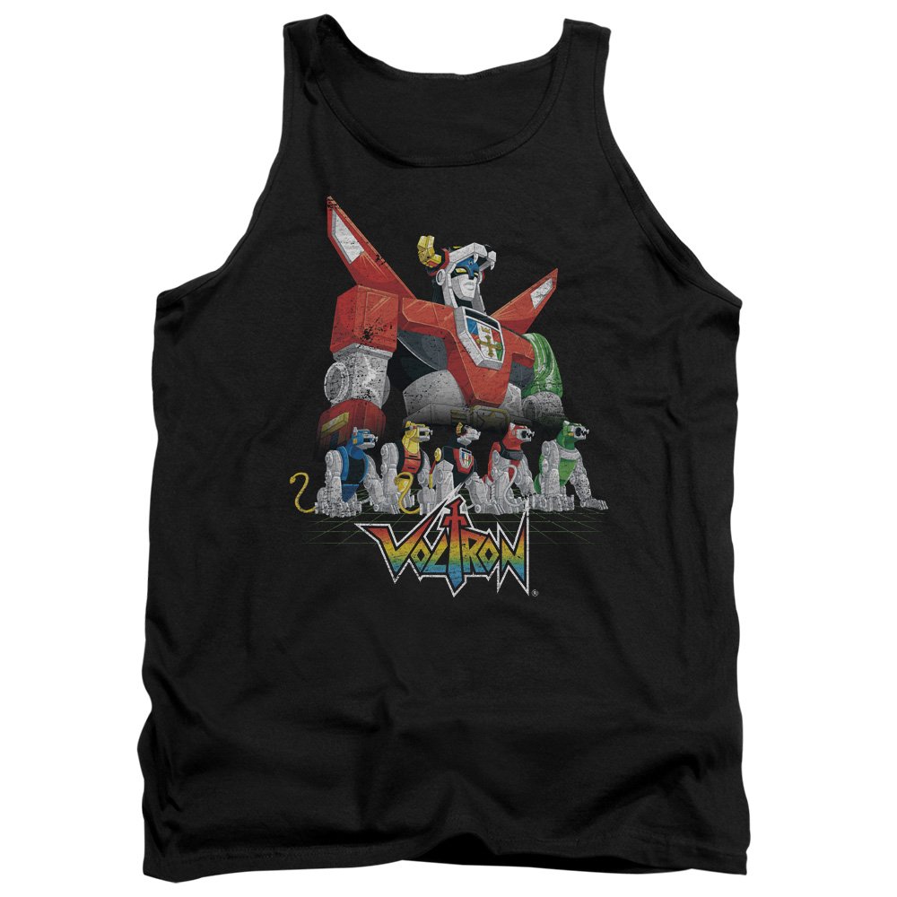 Voltron Lions Unisex Tank Top for Men & Women - Comfortable Cotton Blend Tee for Cosplay, Anime Conventions & Casual Wear