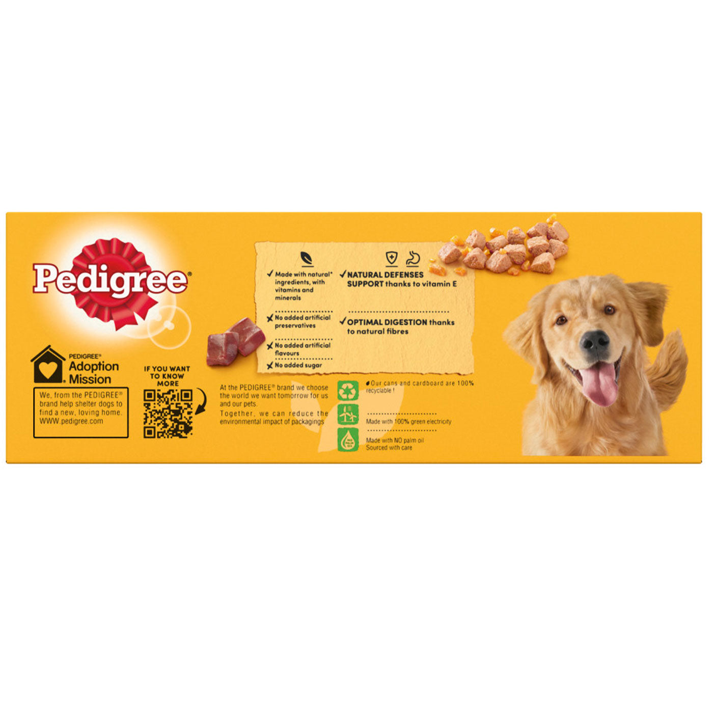 Pedigree Adult Dog Food Cans Mixed Selection in Jelly - 12 Pack (385g Each) | High Protein Wet Dog Food for Adult Dogs | Perfect for Daily Meals, Training Treats & Travel Feeding