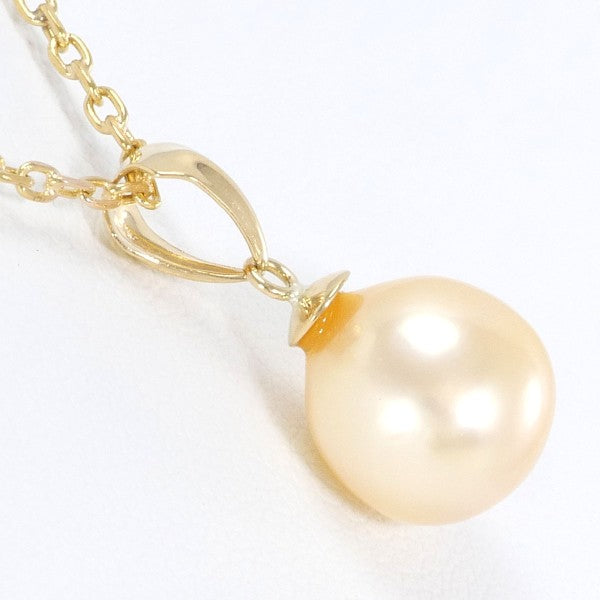18K Yellow Gold Pearl Necklace for Women - Elegant & Timeless Jewelry Gift for Birthday, Anniversary, Wedding & Special Occasions