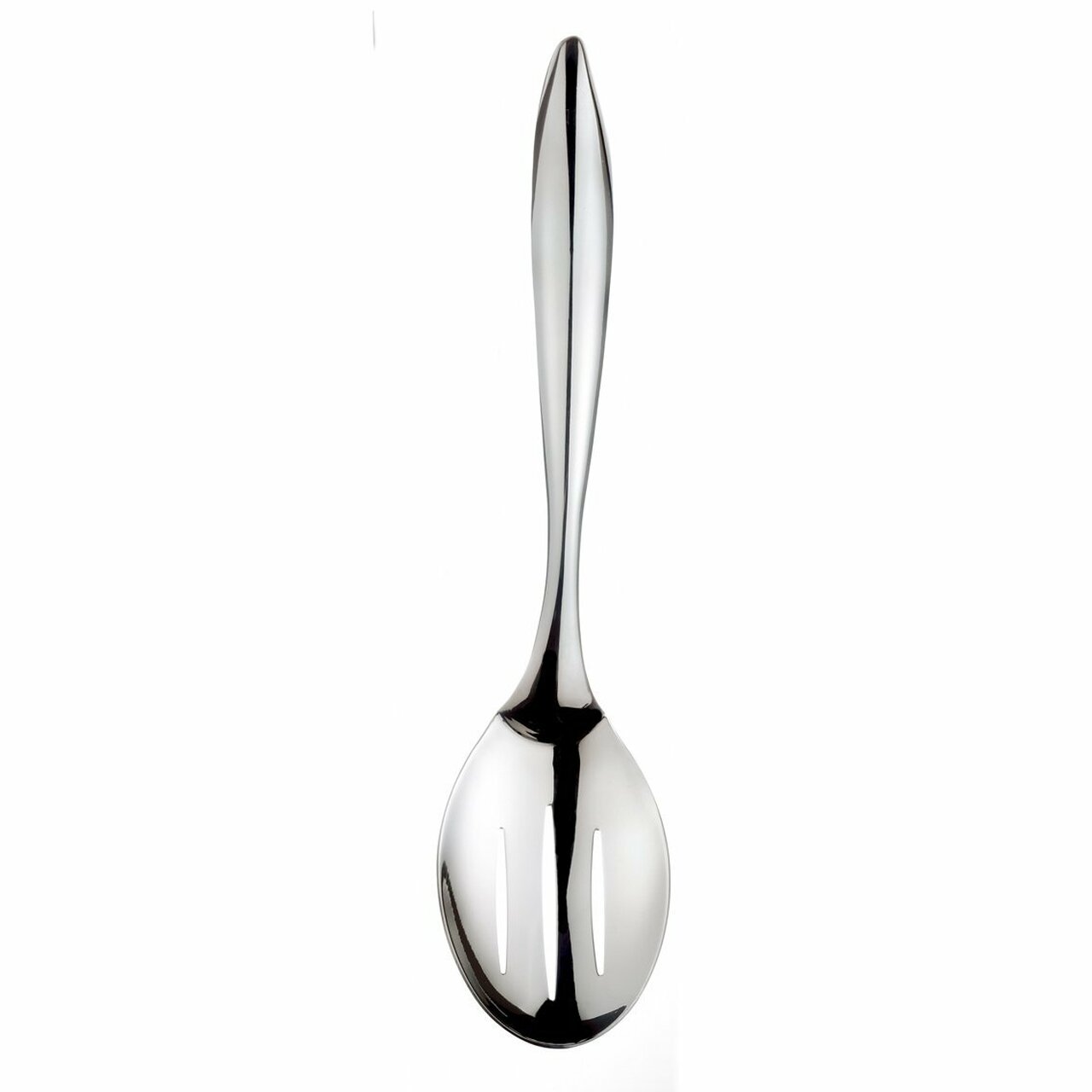 Cuisipro Tempo Premium Stainless Steel Slotted Spoons - Professional Kitchen Utensil for Cooking, Serving & Straining - Perfect for Pasta, Soup, Vegetables & More