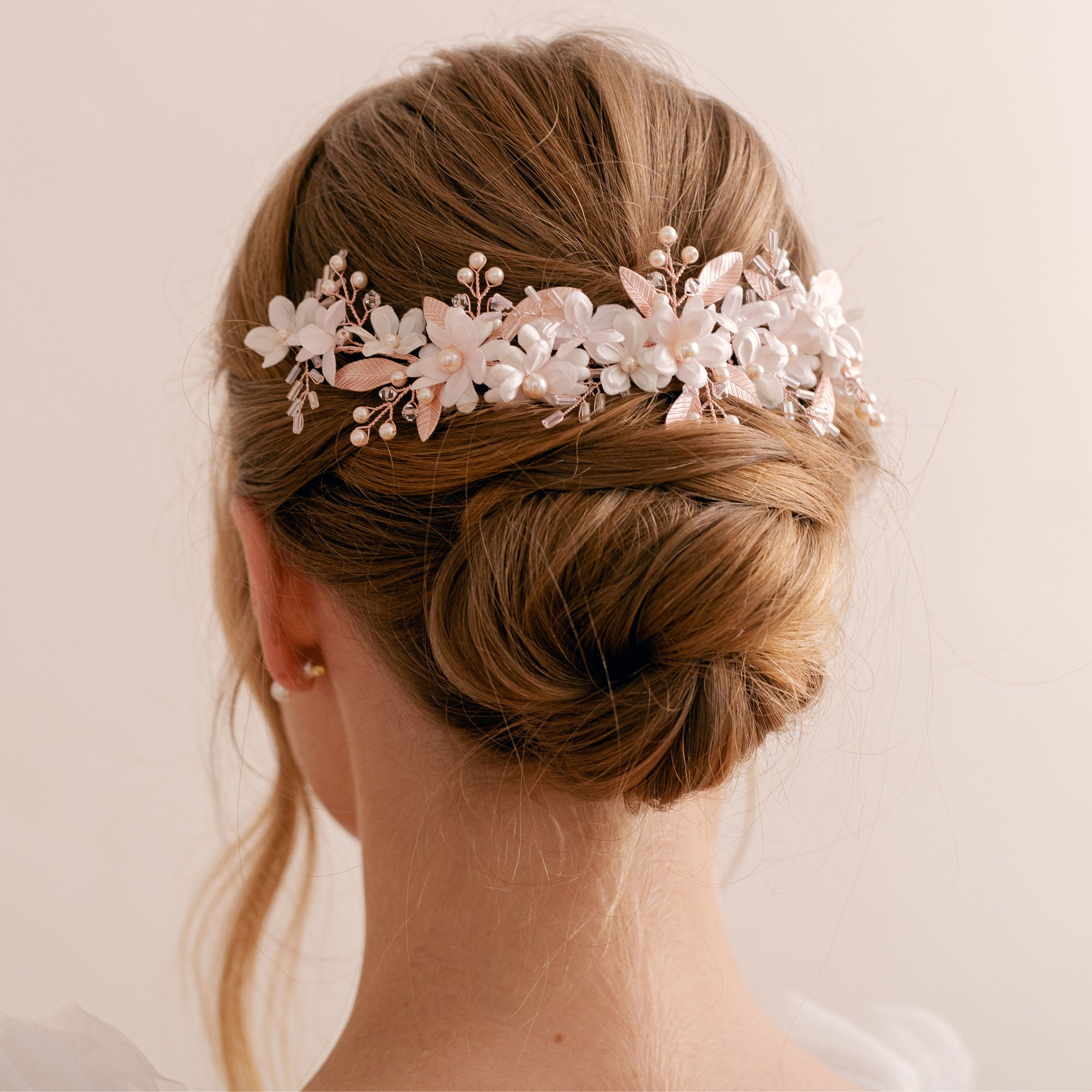 Daydream Blush Half Halo Hair Extension - Natural Looking Clip-In Hairpiece for Volume & Length (Perfect for Weddings, Parties & Everyday Styling)