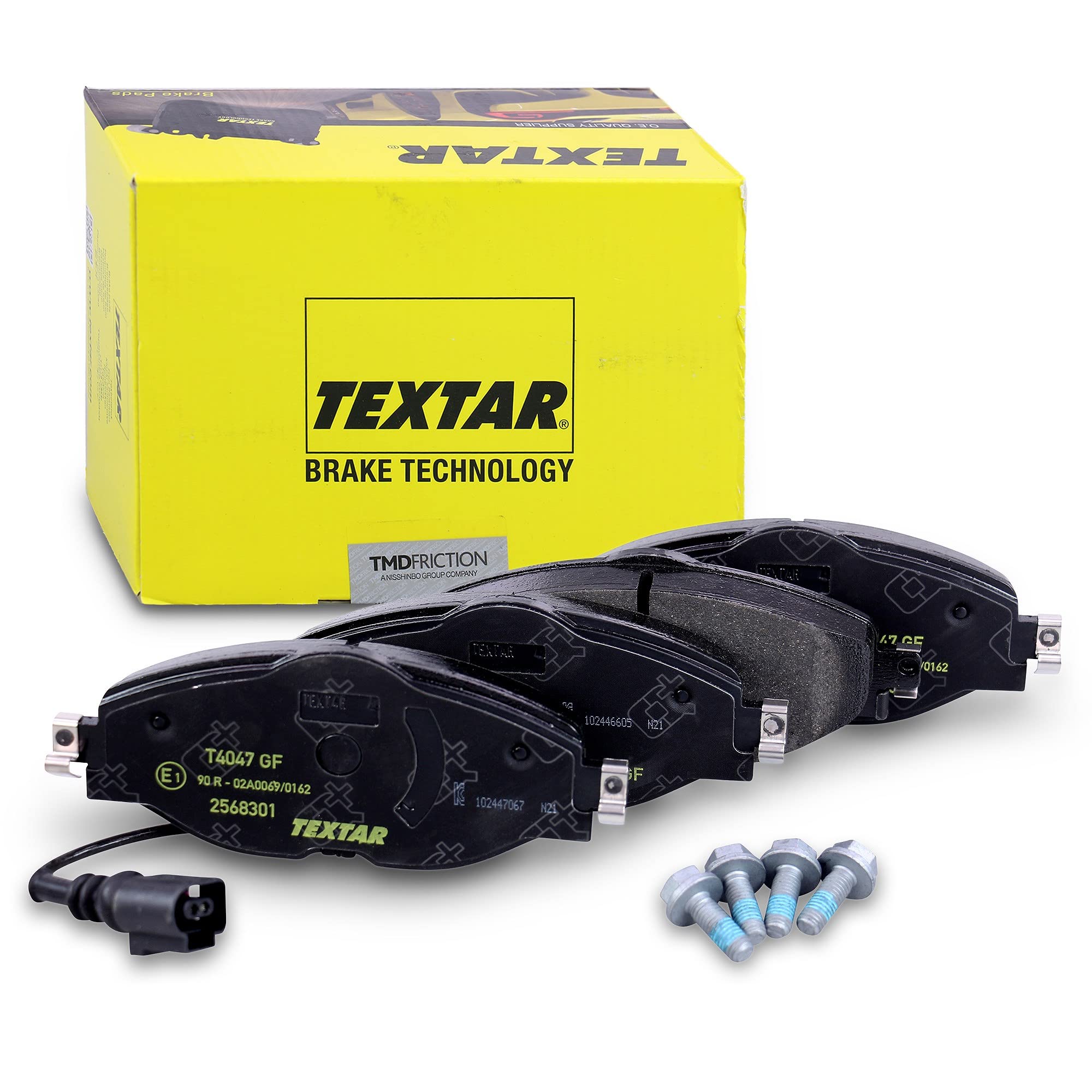 High-Performance 2568301 Front Disc Brake Pads for Cars & Trucks - 5lbs Automotive Braking System Parts - Money Back Guarantee - Perfect for Daily Commuting, Highway Driving & Heavy-Duty Use