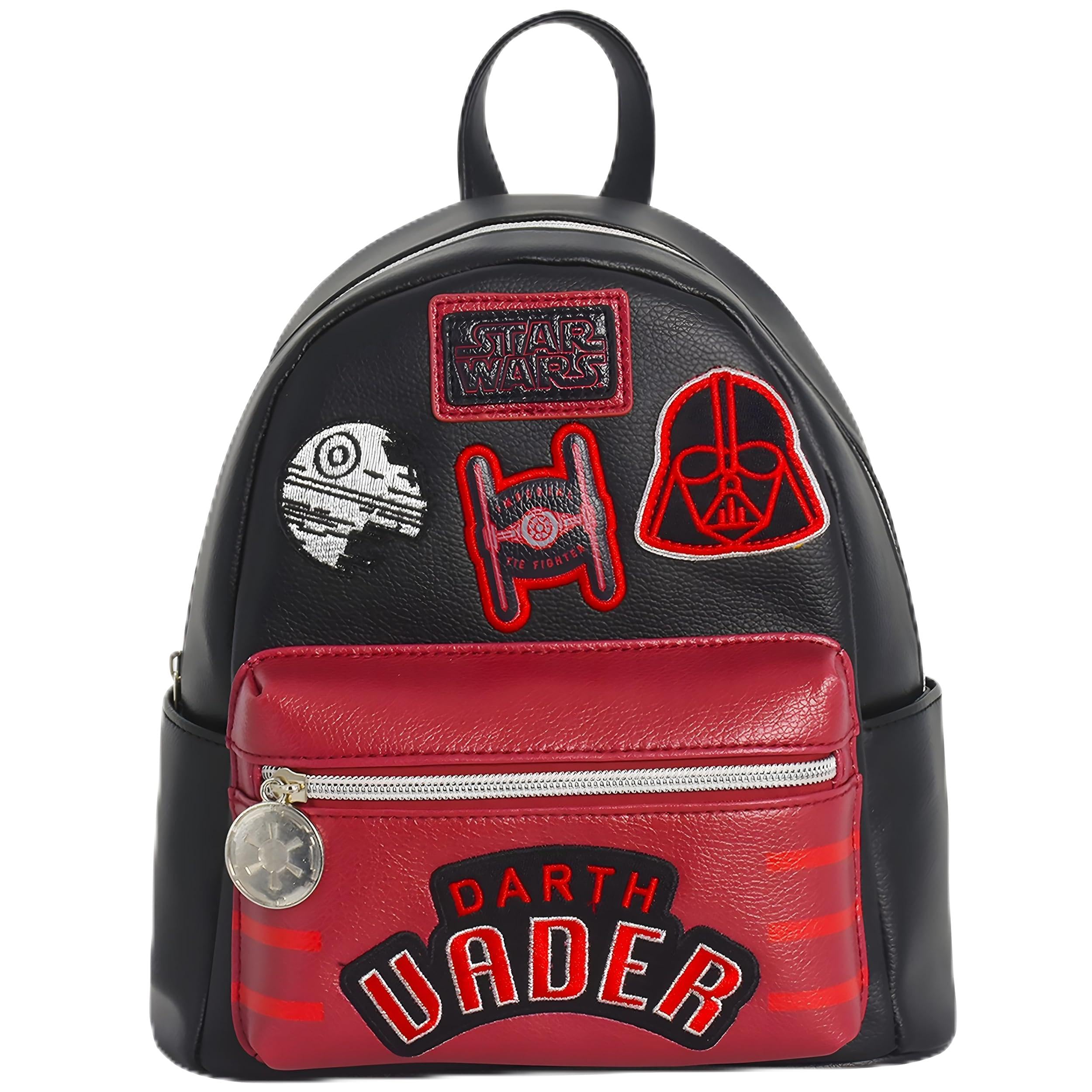 STAR WARS Darth Vader Mini Backpack - 9 Inch Small Travel Bag for Men & Women, Lightweight & Durable, Perfect for Cosplay, Conventions & Everyday Use