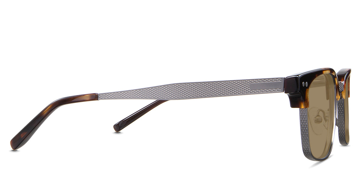 Stylish Brad Men's Prescription Sunglasses - UV Protection Polarized Lenses for Driving, Fishing & Outdoor Activities