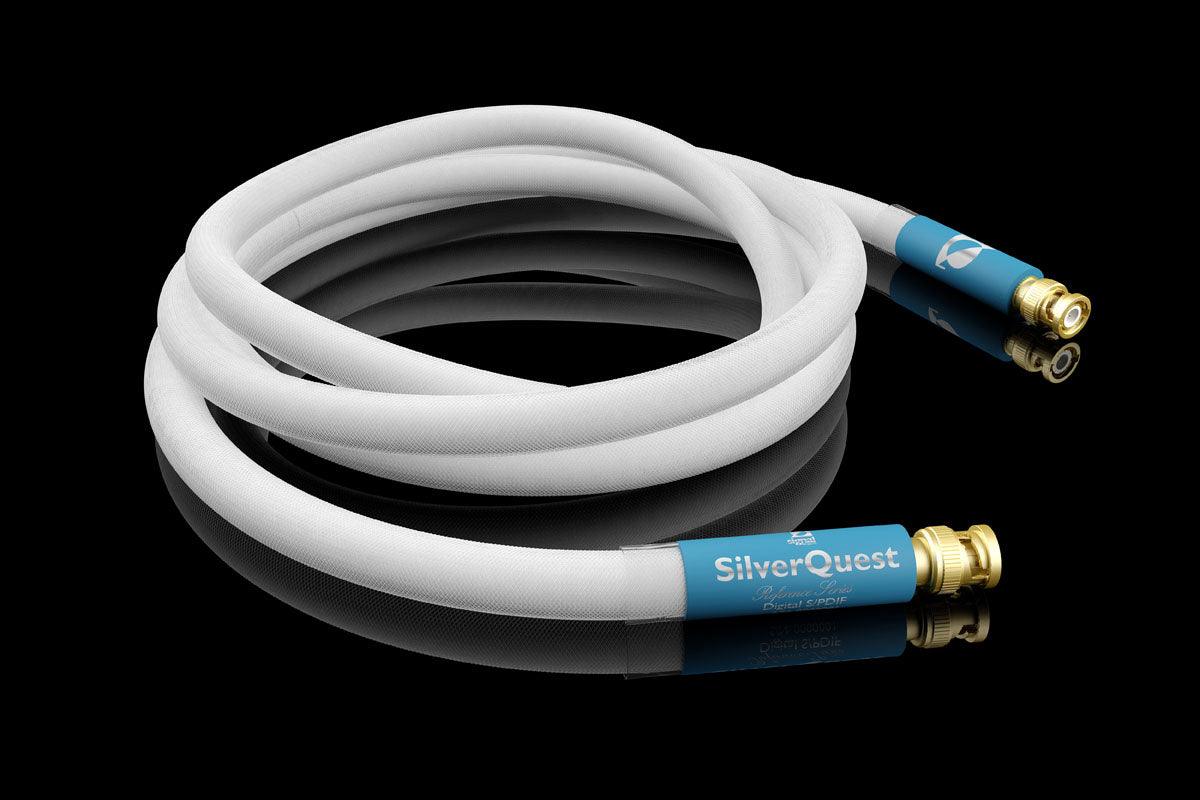 Signal Projects SilverQuest Digital BNC 75Ω Cable - High-Quality Coaxial Cable for Professional Audio/Video, Home Theater, and Broadcast Equipment