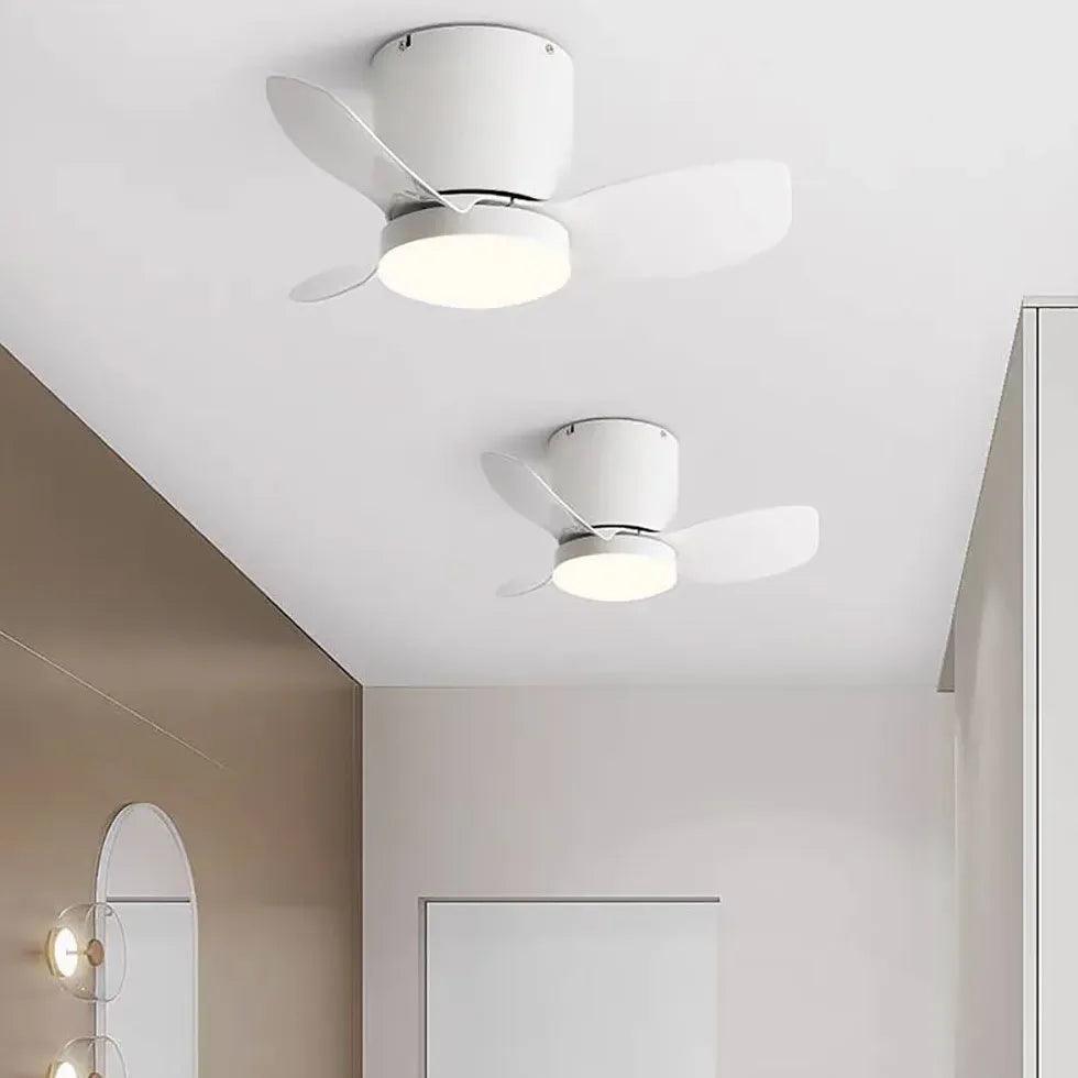 3-Blade Modern Acrylic Ceiling Fan with LED Light - Perfect for Bedroom, Living Room & Office Cooling & Lighting
