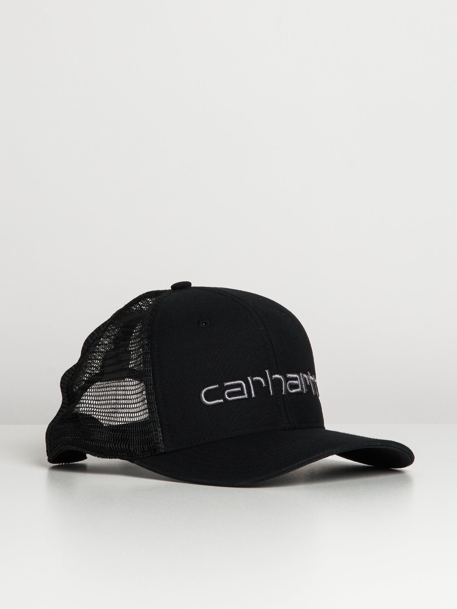 Carhartt Canvas Mesh Back Logo Cap - Durable Work Hat for Men & Women - Perfect for Outdoor Work, Hiking & Casual Wear