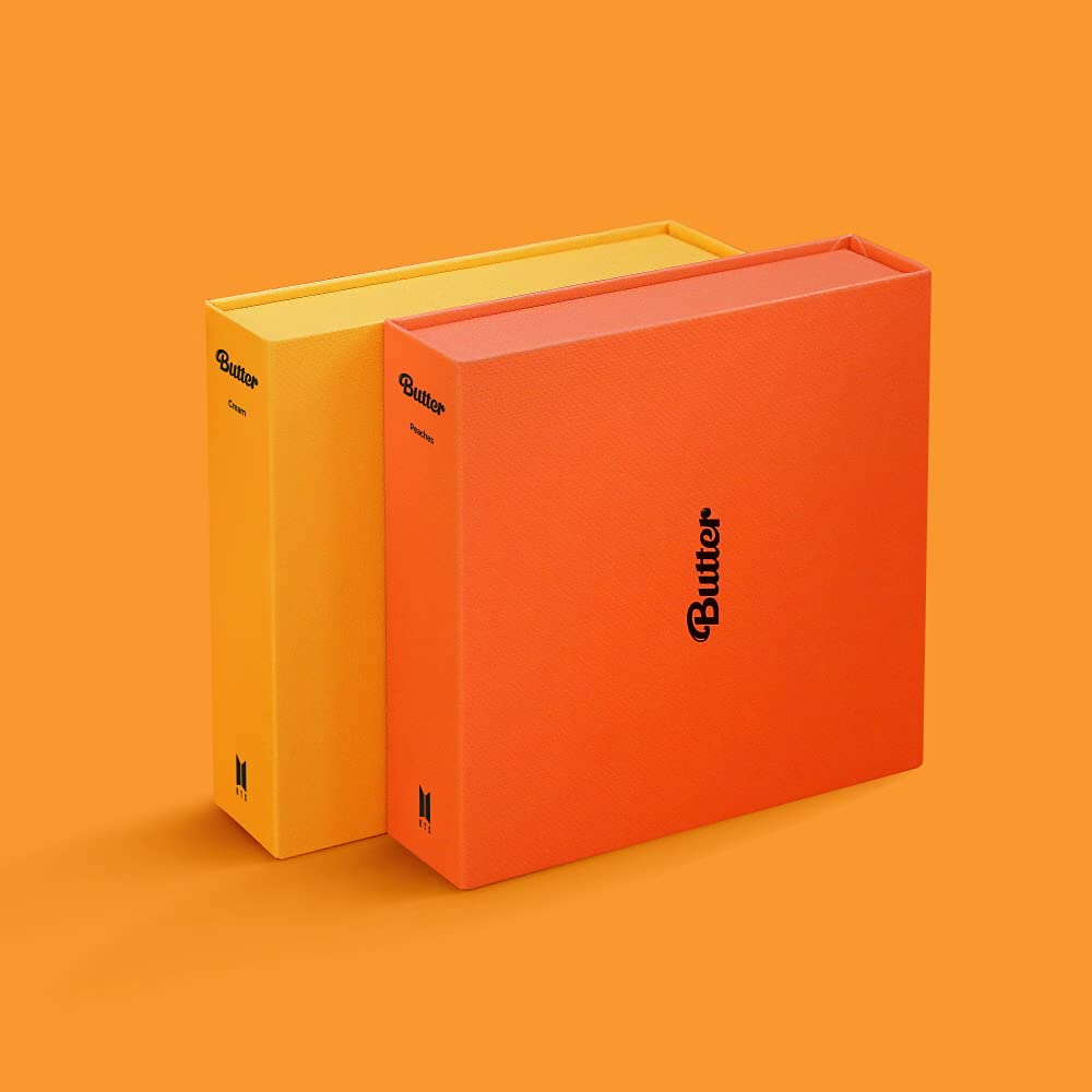 BTS Butter Album + Extra Photocards Set (Cream & Peaches Versions) - K-Pop Merchandise for BTS Fans & Collectors | Perfect for Display, Gifts & ARMY Collections