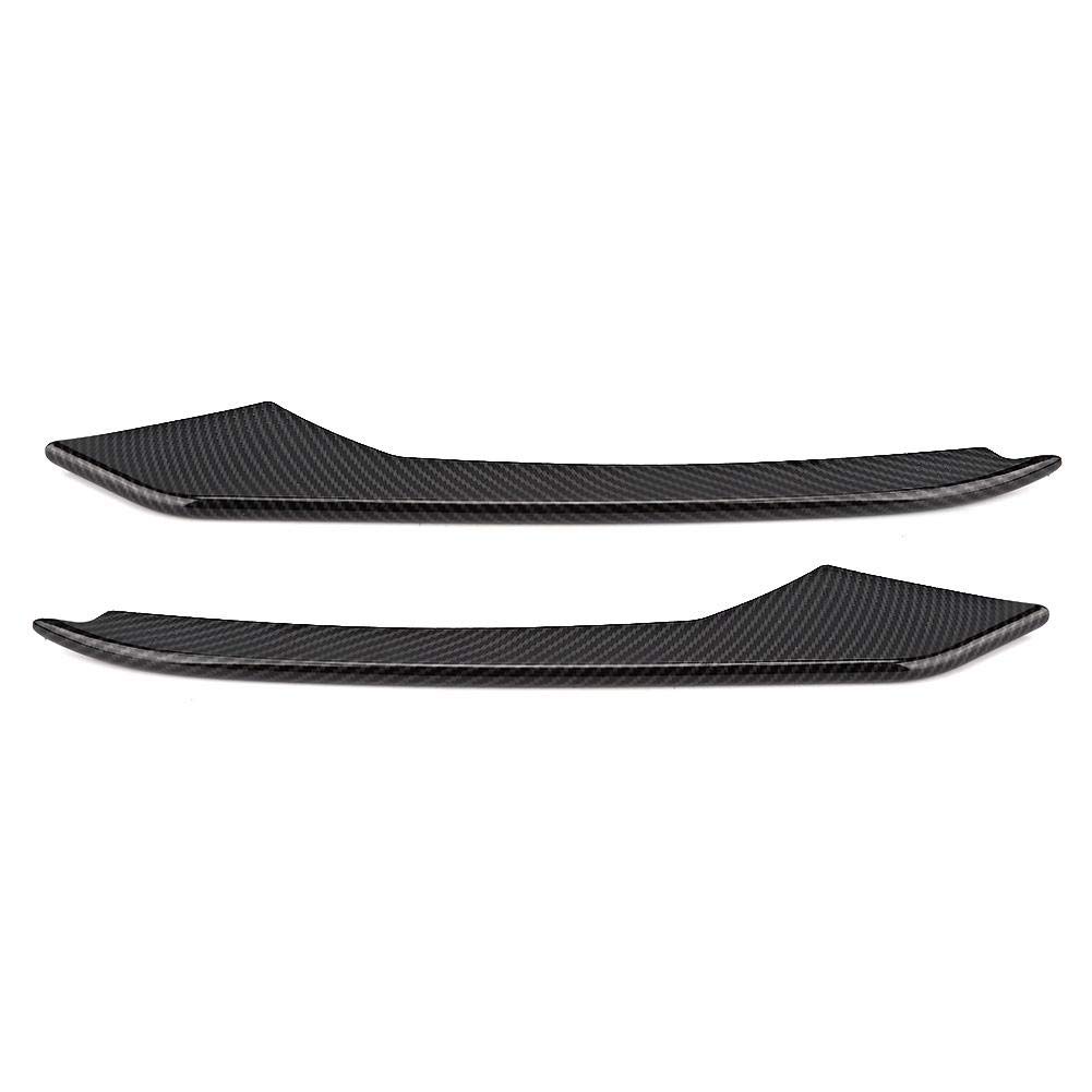 ABS Carbon Fiber Fog Lamp Eyebrow Cover Trim - 1 Pair for 2015-2018 Models | Durable & Stylish Headlight Accessory for Off-Roading & Custom Car Upgrades