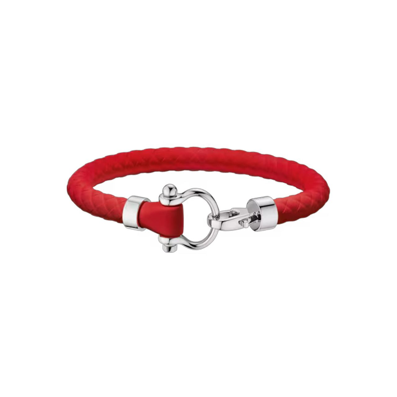 Aqua Sailing Bracelet - Stainless Steel & Red Rubber Waterproof Watch for Men - Perfect for Boating, Swimming & Outdoor Adventures