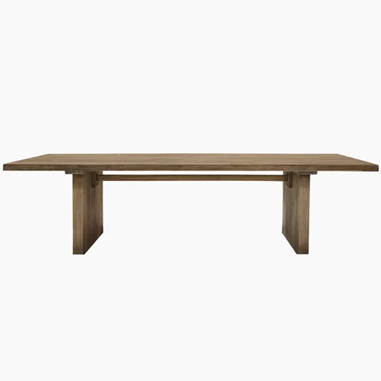 Menorca Dining Table 280cm - Modern Large Wooden Dining Table for 8-10 People - Perfect for Family Gatherings & Dinner Parties