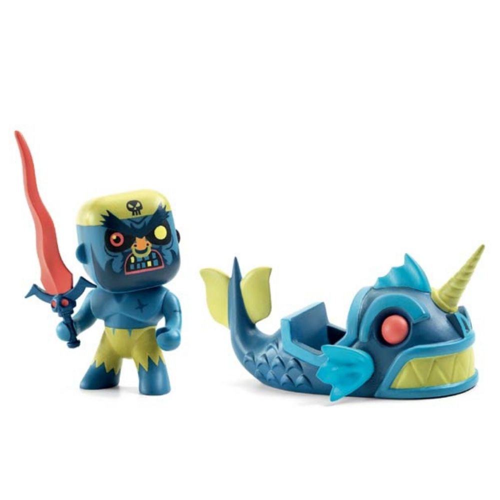 Djeco Arty Toys Terrible & Monster - Creative Art Toy for Kids - Perfect for Imaginative Play & Monster-Themed Parties