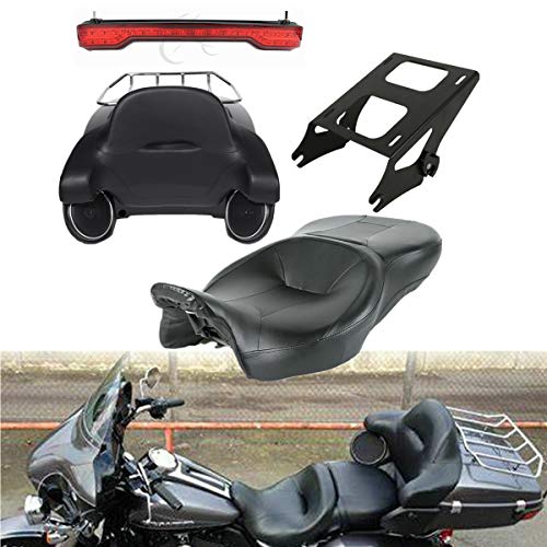Style B Black 2 Up Rack#1+Red Taillight Side light