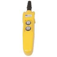 2-Button Up/Down Pendant Push Button Station, 1NO, NEMA 4X Rated, Yellow - CPC02-C00-000A | Industrial Control Panel for Elevators & Machinery