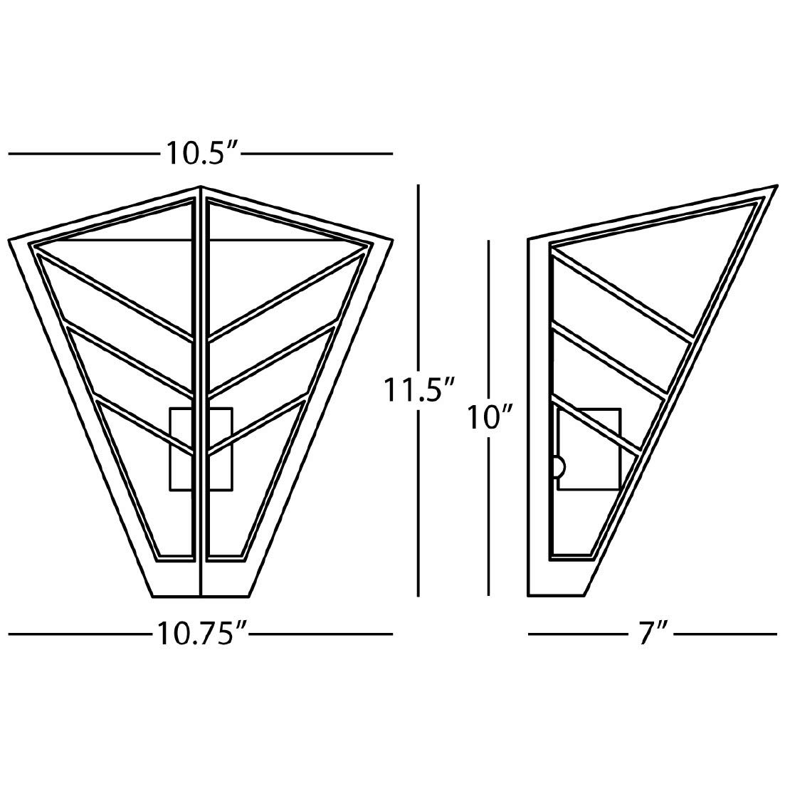 3387 One Light Wall Sconce - Modern Plug-in Wall Light Fixture for Bedroom, Living Room & Hallway Lighting - Easy Install Indoor Wall Lamp
