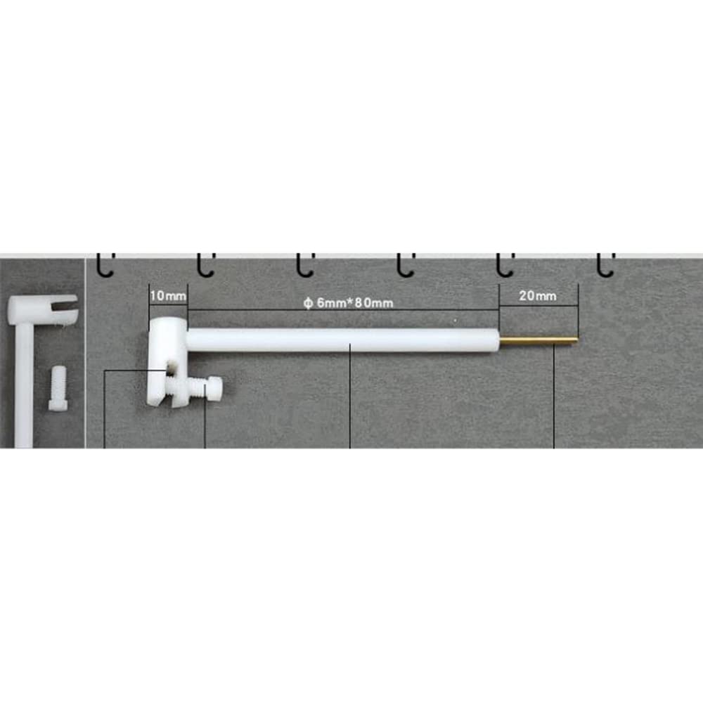 Premium Horizontal Platinum Electrode Holder - Platinum Sheet & Plate Electrode Clip for Electrochemistry Experiments | Ideal for Lab Research, Battery Testing & Electrochemical Analysis