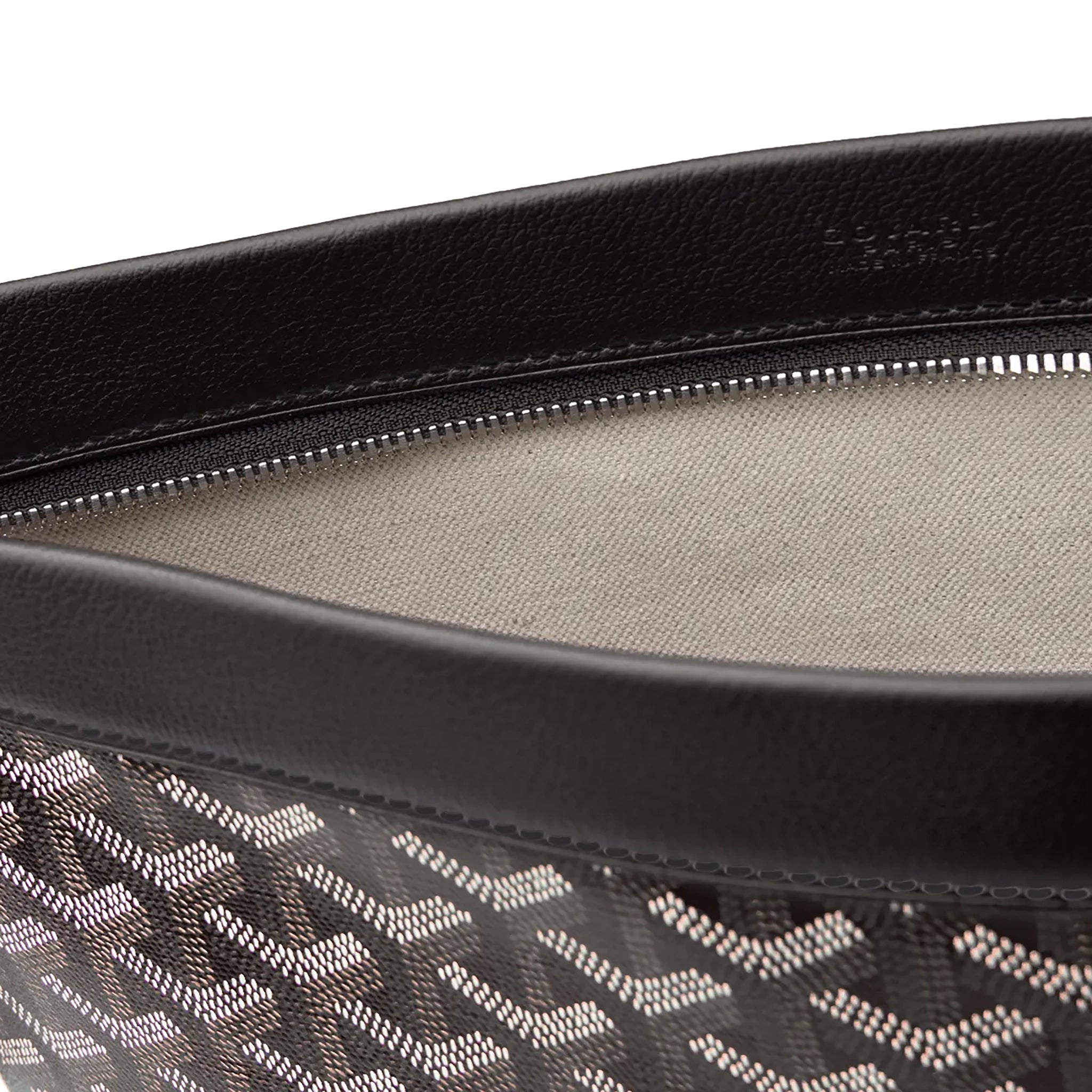 Goyard Conti Black Leather Pouch - Luxury Crossbody Bag for Women - Perfect for Travel, Work & Evening Events