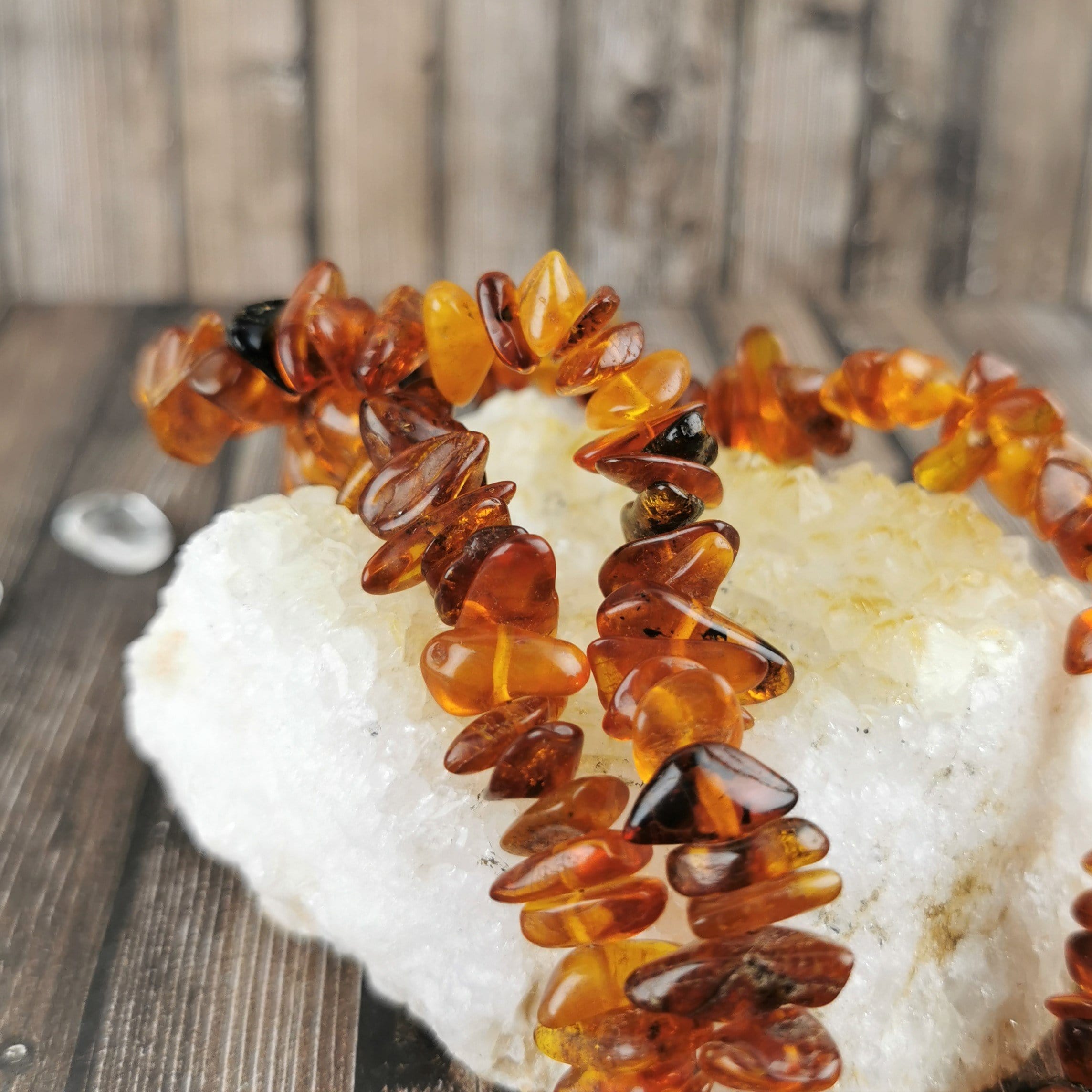 Natural Baltic Amber Large Chip Necklace for Women & Men - Healing Teething Relief & Stress Relief Jewelry - Perfect for Babies, Kids & Adults