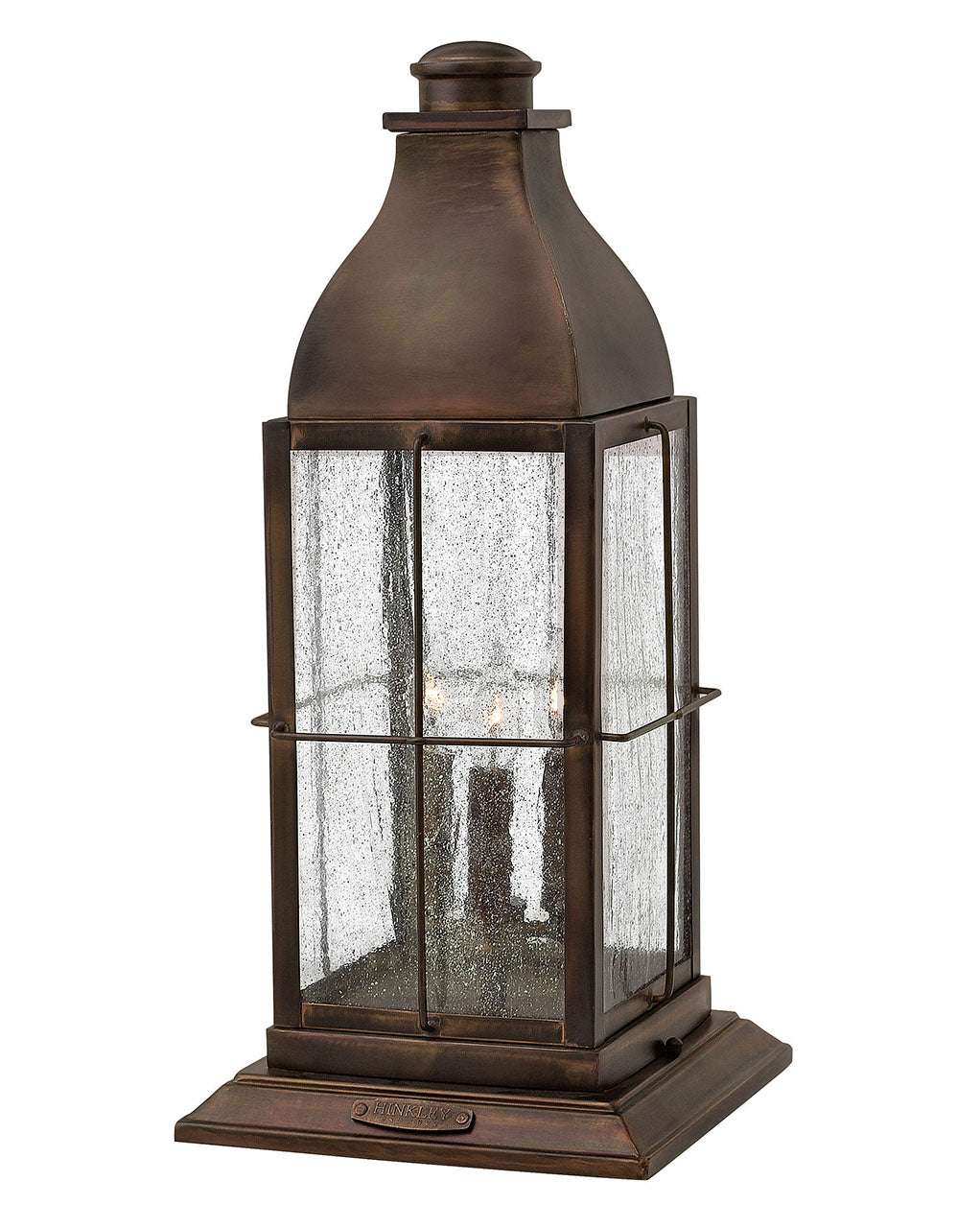 Bingham LED Pier Mount Light in Sienna - Waterproof Outdoor Lighting for Docks, Piers & Marine Areas | Perfect for Night Fishing & Coastal Safety
