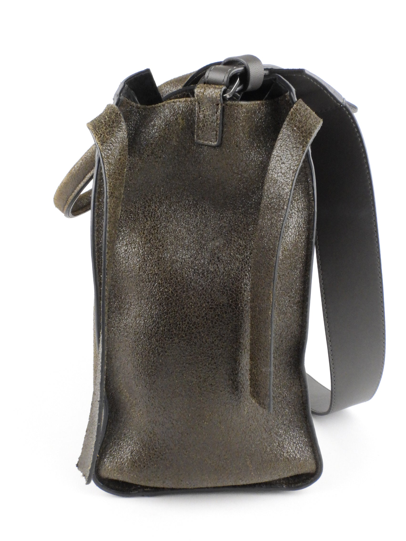 Brunello Cucinelli Genuine Leather Two-Way Tote Bag for Women - Stylish Brown Handbag for Work, Travel & Everyday Use