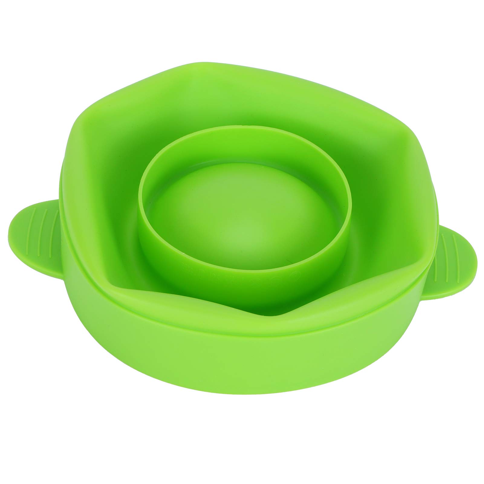 Foldable Hot Air Microwave Popcorn Maker Bowl with Handle - BPA-Free, Eco-Friendly Popcorn Popper for Healthy Snacking - Perfect for Movie Nights, Parties & Family Gatherings (Green)