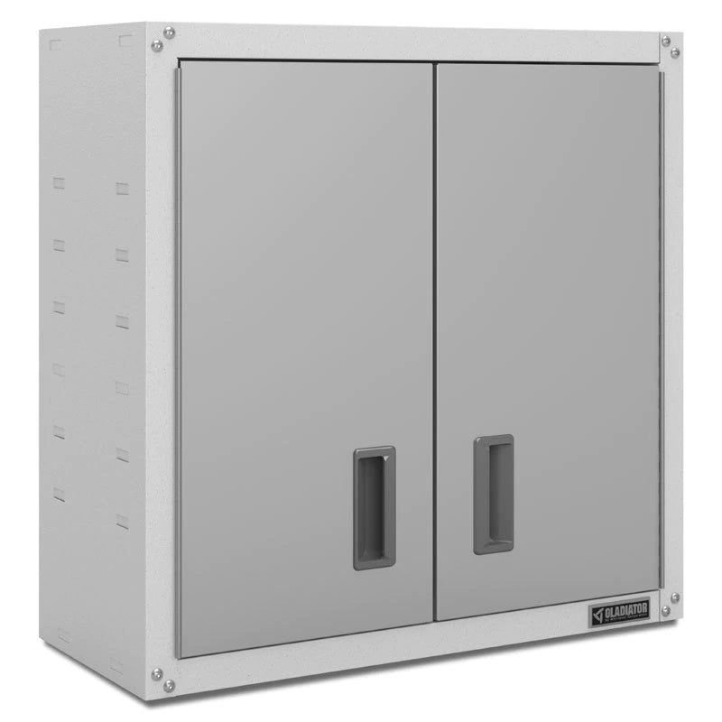Gladiator Ready-to-Assemble White Full Door Wall Gearbox - Heavy Duty Storage Cabinet for Garage, Workshop & Home Organization
