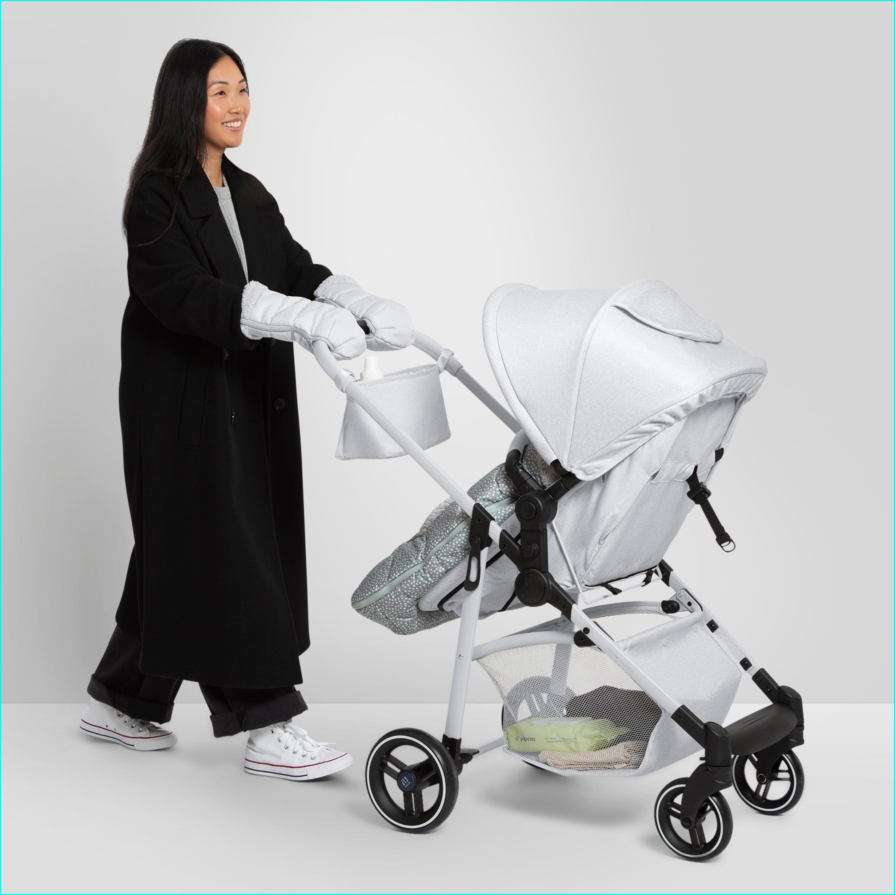 BabyGap Stroller Handmuff - Warm & Soft Stroller Accessory for Infants & Toddlers - Perfect for Winter Walks & Outdoor Adventures