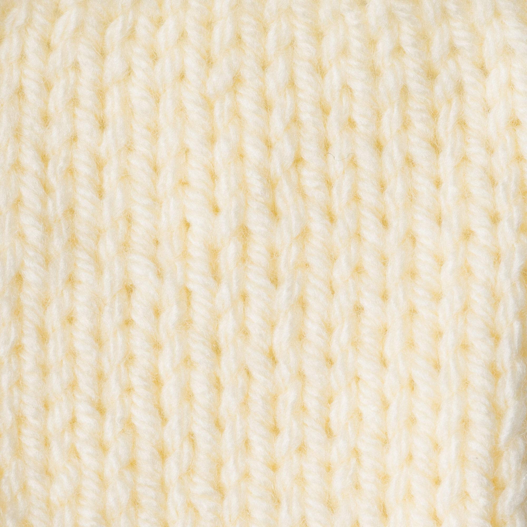Caron One Pound Yarn - 2 Pack with Free Knitting Pattern Cards in Cream Color | Soft Acrylic Yarn for Crochet, Knitting, Blankets & DIY Crafts