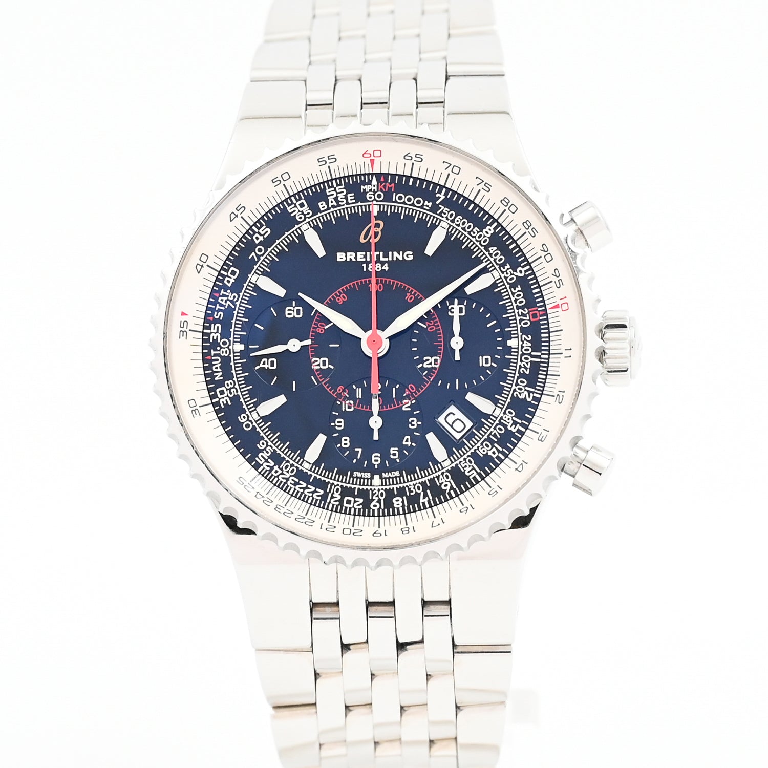 Breitling Montbrillant Legende 2011 Men's Luxury Chronograph Watch - Perfect for Business, Formal Events & Collector's Display