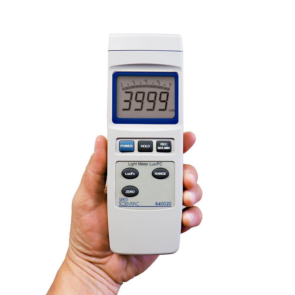 Professional Digital Light Meter - Measure Lux & Foot Candles for Photography, Film Making, and Indoor Lighting Optimization