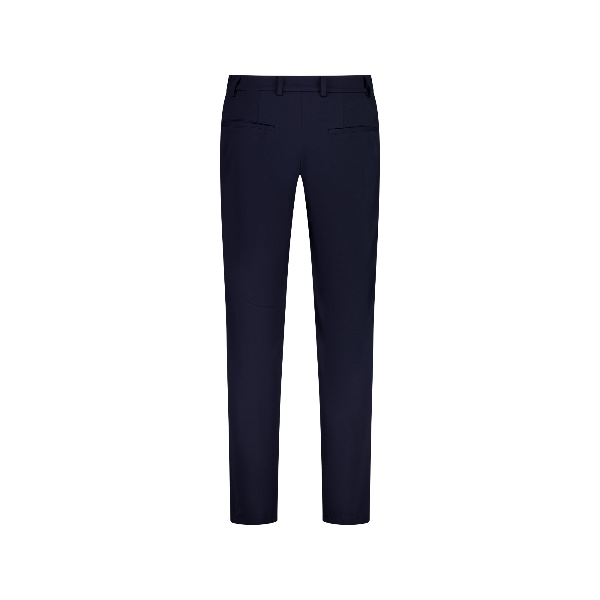FRADI Stretch Pants for Women - Comfortable High Waist Yoga Pants with Pockets - Navy Blue Workout Leggings for Running, Gym & Lounge Wear