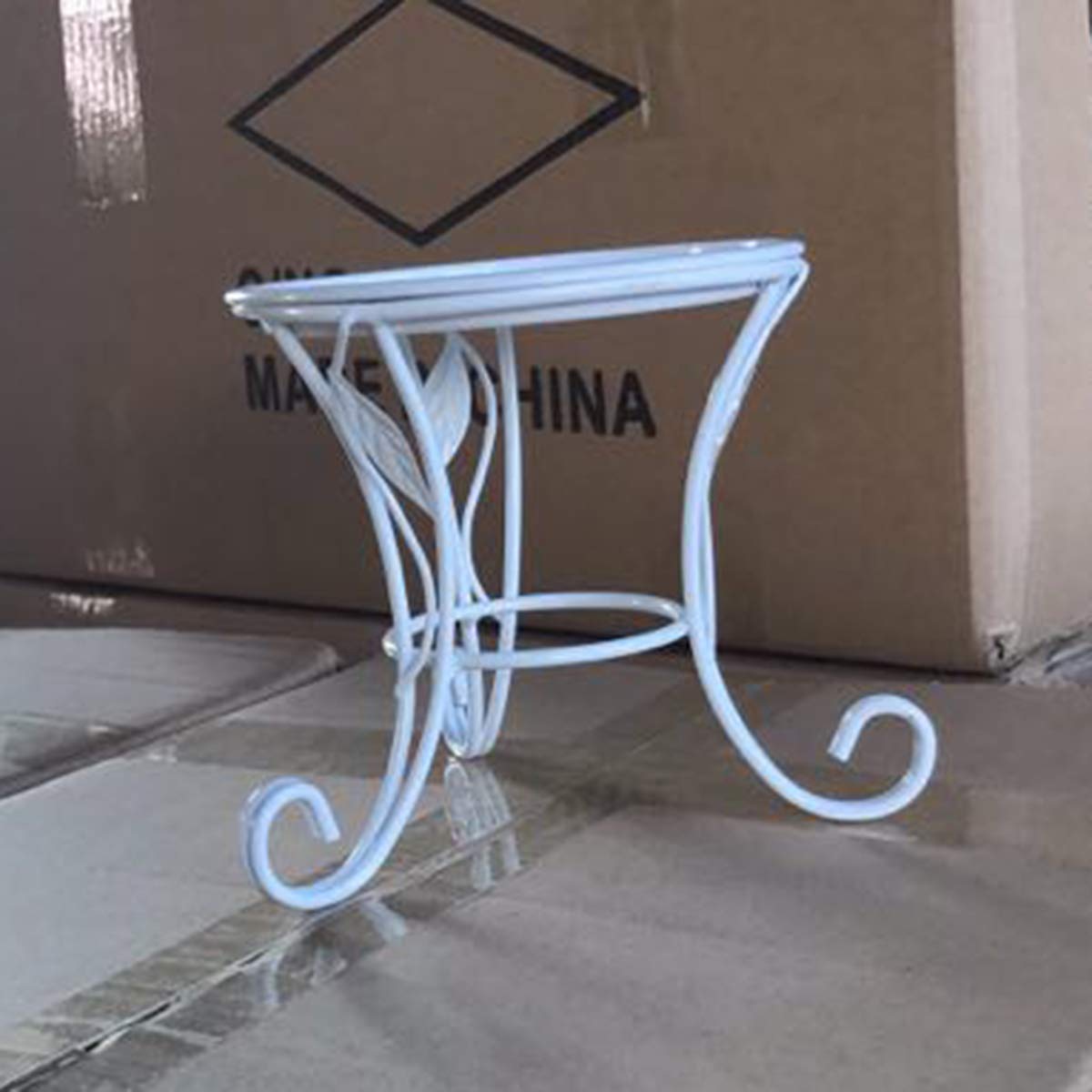 Iron Plant Stand for Indoor & Outdoor Use - Heavy Duty Pot Stand Holder for Potted Plants, Flowers, Herbs - Perfect for Patio, Garden, Balcony, Living Room Decor