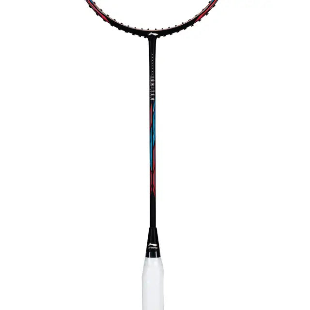 Li Ning IGNITE 8 Badminton Racket - Prestrung Professional Racquet with Black Maple Red RealTeal Design | Perfect for Competitive Play & Training | Made in China