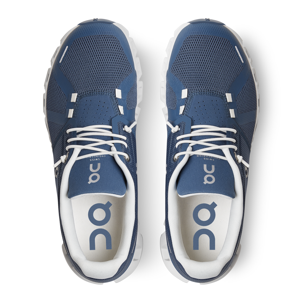 Women's Cloud 5 Running Shoes - Lightweight & Comfortable Denim/White Sneakers for Jogging, Gym Workouts & Casual Wear