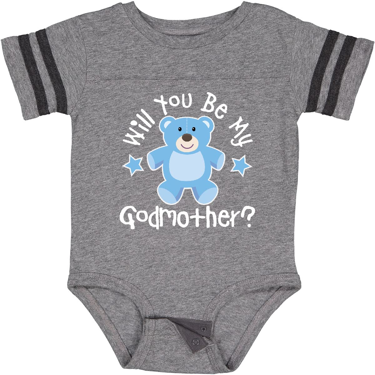 Inktastic Godmother Proposal Baby Boy Bodysuit - Cute Outfit for Baby Showers, Christenings & Family Photos