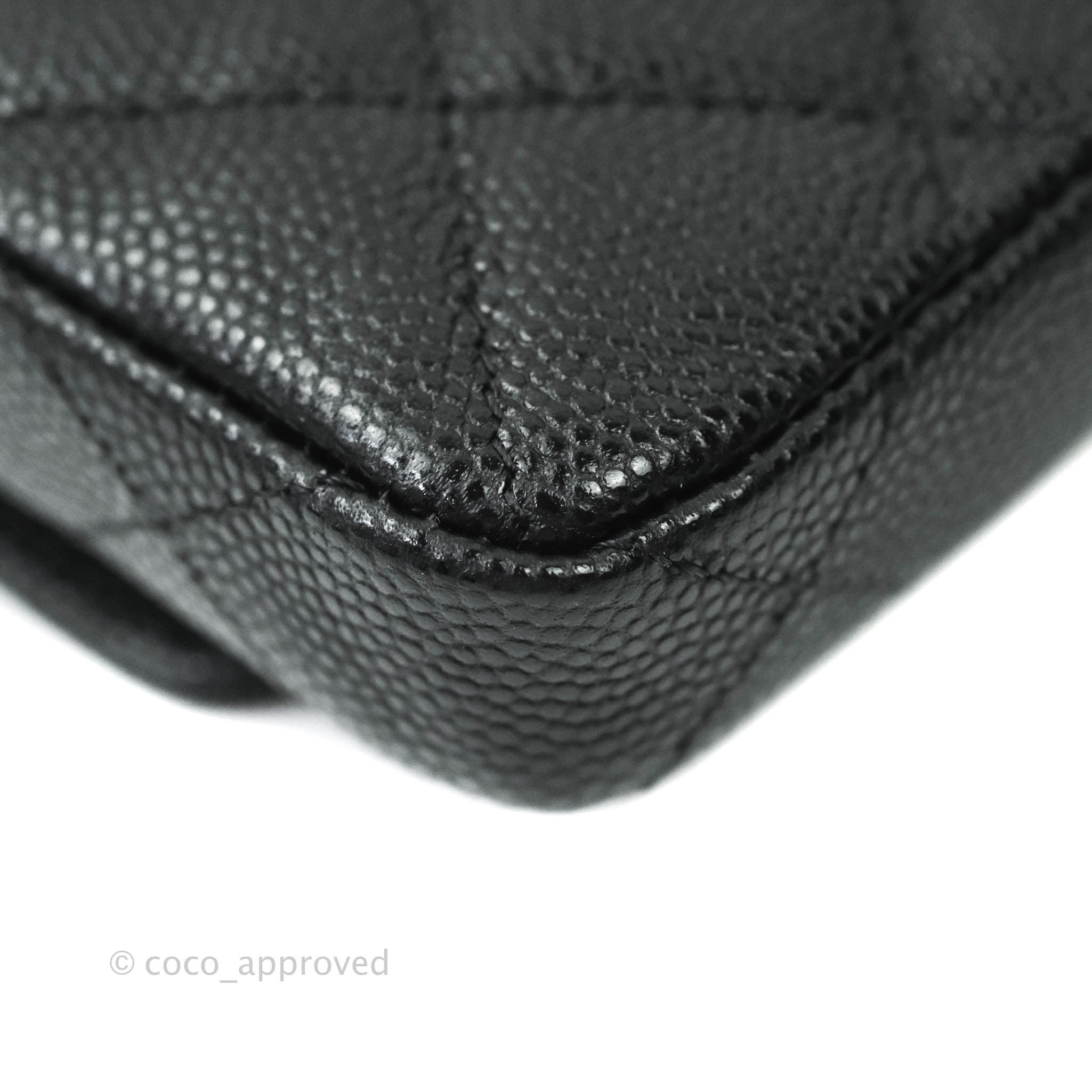 Chanel Classic Flap Belt Bag in Black Caviar Leather with Gold Hardware - Luxury Crossbody Bag for Women, Perfect for Everyday Wear & Special Occasions