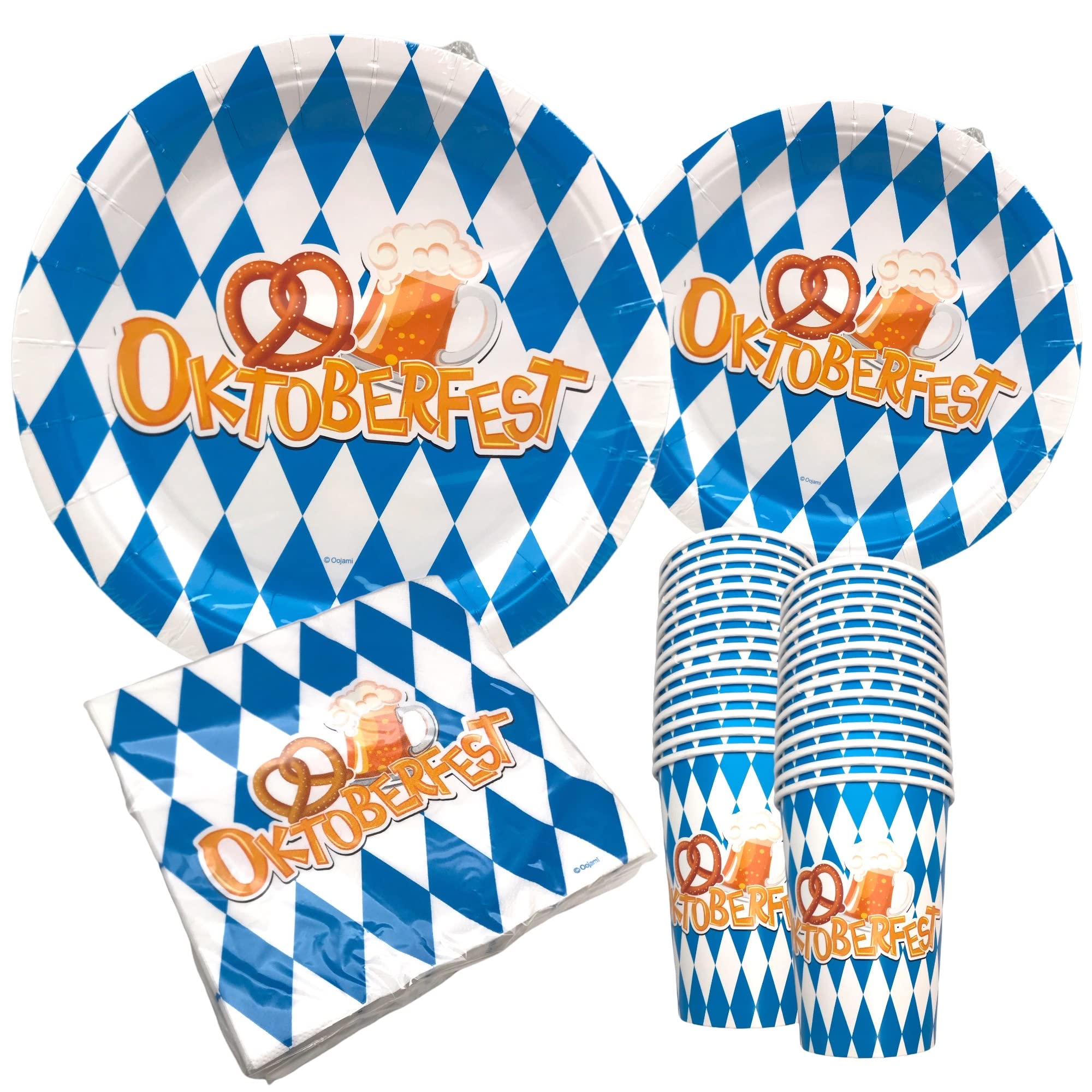 Bavarian Oktoberfest Party Supplies Set for 30 Guests - 9