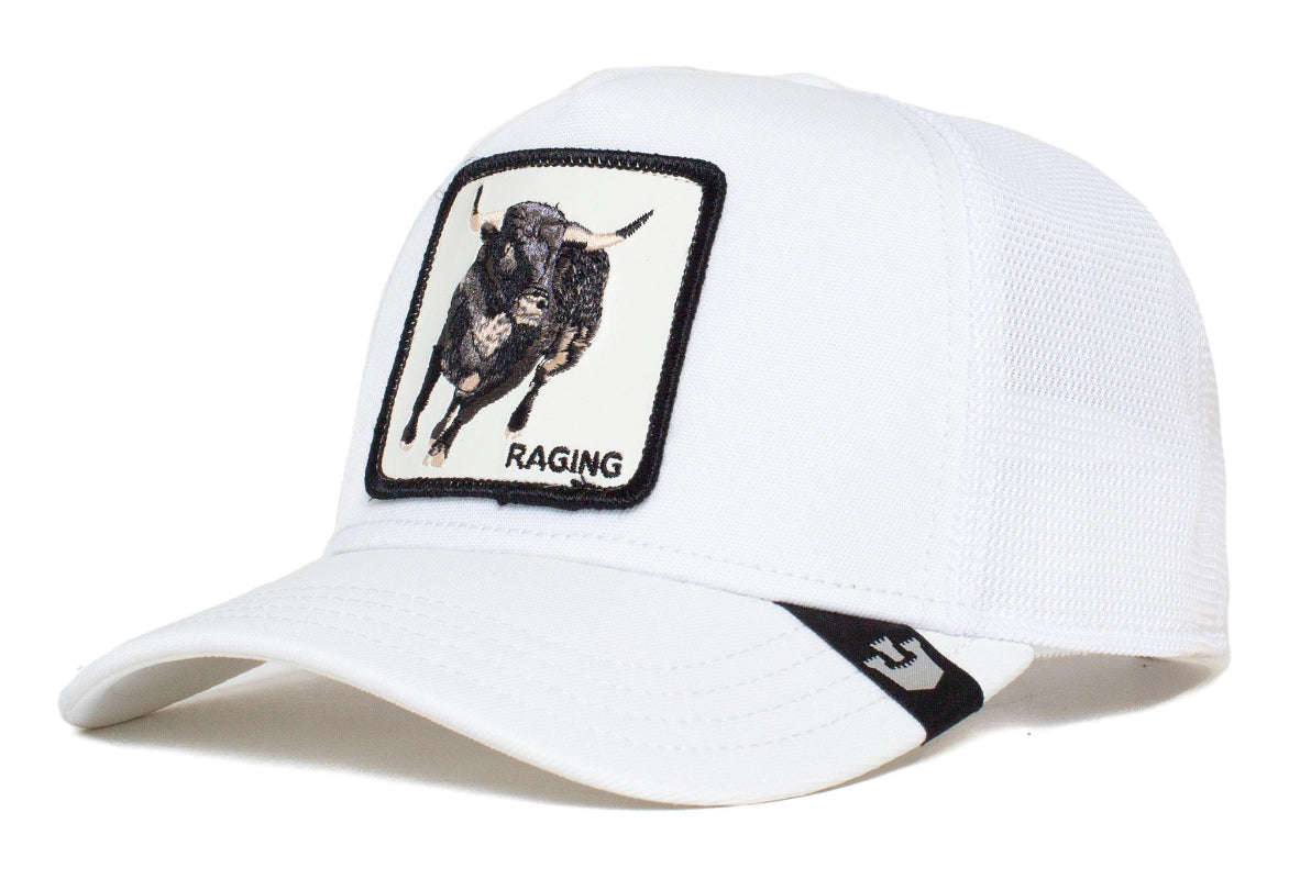 Goorin 'Platinum Rage' White Trucker Cap - Stylish Adjustable Snapback Hat for Men & Women - Perfect for Outdoor Activities, Sports & Casual Wear