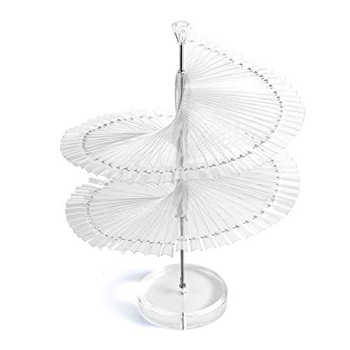 Feadem 120 Pcs Nail Color Display Stand - Spiral Nail Art Chart Holder for Salon & Home Use - Clear Acrylic Nail Polish Organizer for Gel Polish Practice & Professional Nail Showcase