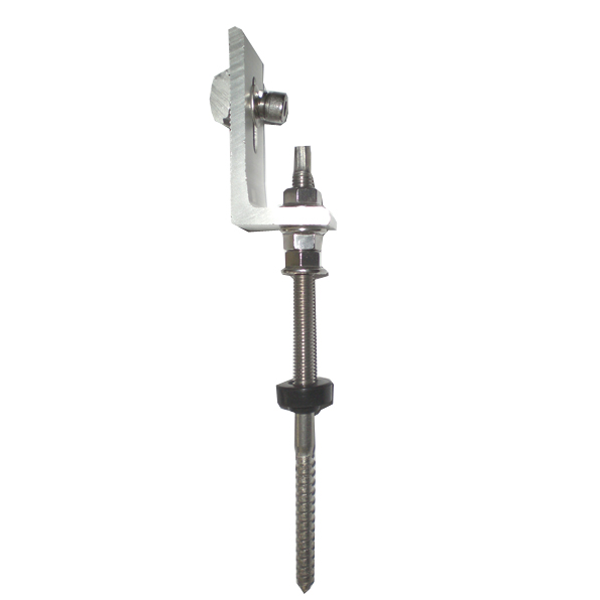 Elios Solar Panel Mounting Aluminum L Foot Bracket - Heavy Duty Racking for Roof & Ground Solar Installations | Perfect for Residential & Commercial Solar Projects
