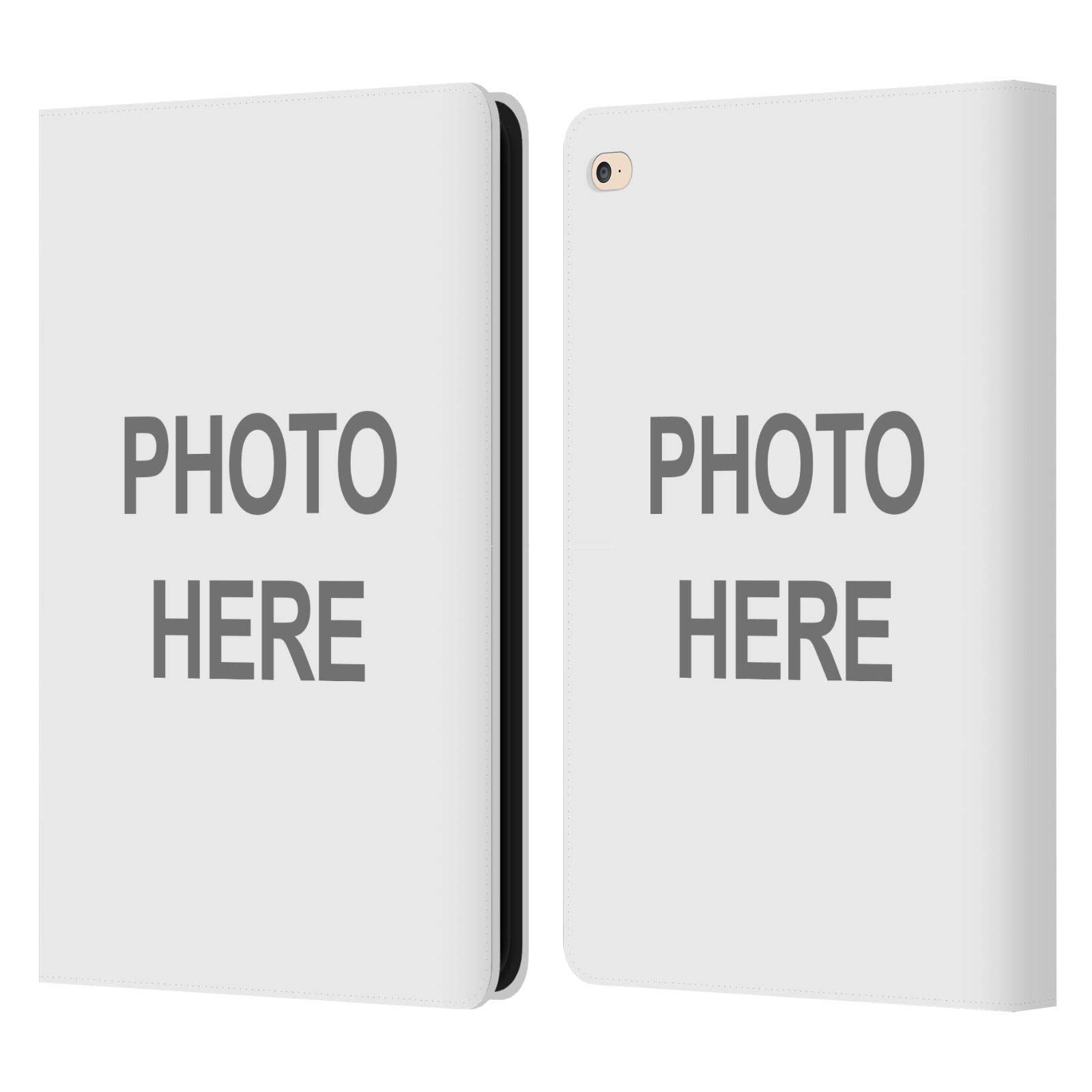 Personalized Leather Book Wallet Case for Apple iPad Air 2 (2014) - Custom Photo Cover - Perfect for Work, Travel & Everyday Protection
