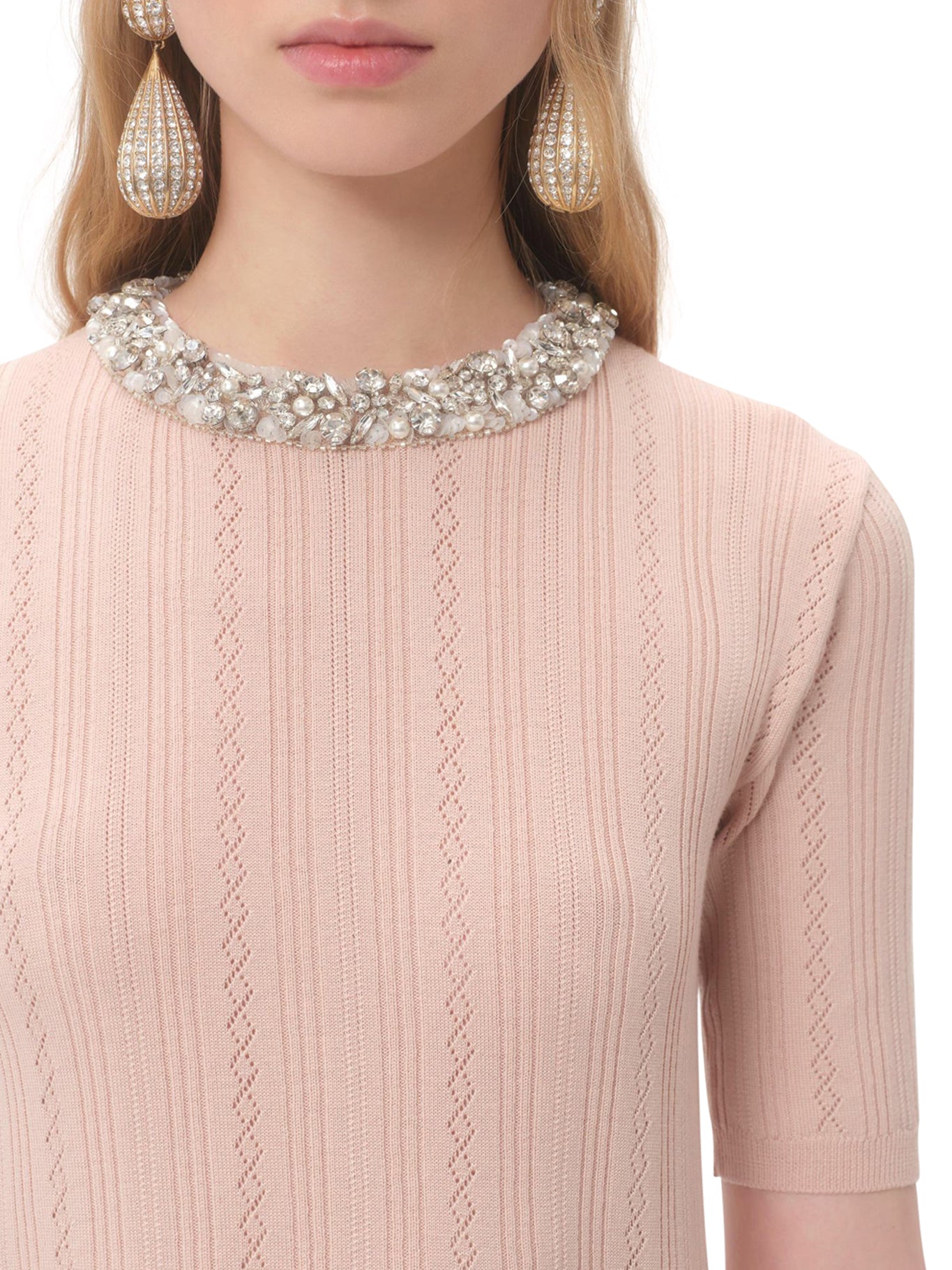 Stylish Embroidered Wool Sweater for Women - Soft & Warm Winter Knitwear - Perfect for Casual Outfits & Holiday Gatherings