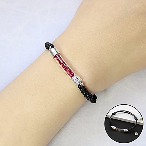 2PCS Personalized Glass Vial Pendant Bracelet - Custom Name Engraved on Rice - Elegant Fashion Jewelry Charm Bracelets for Women - Perfect for Gifts, Weddings & Special Occasions