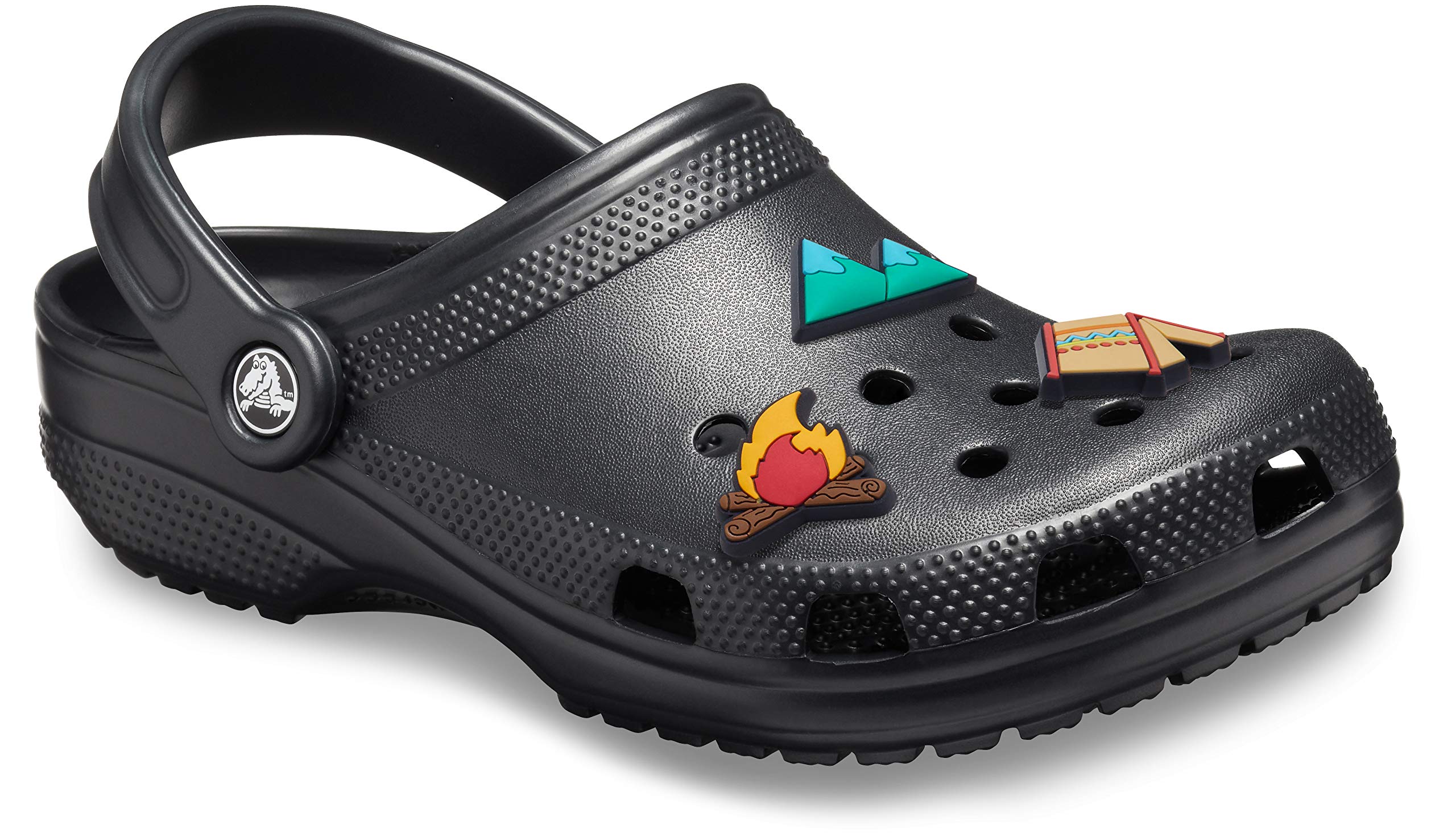 Crocs Classic Clog for Men & Women with 3-Pack Jibbitz Charms - Comfortable Slip-On Shoes for Casual Wear, Home, Garden & Outdoor Activities