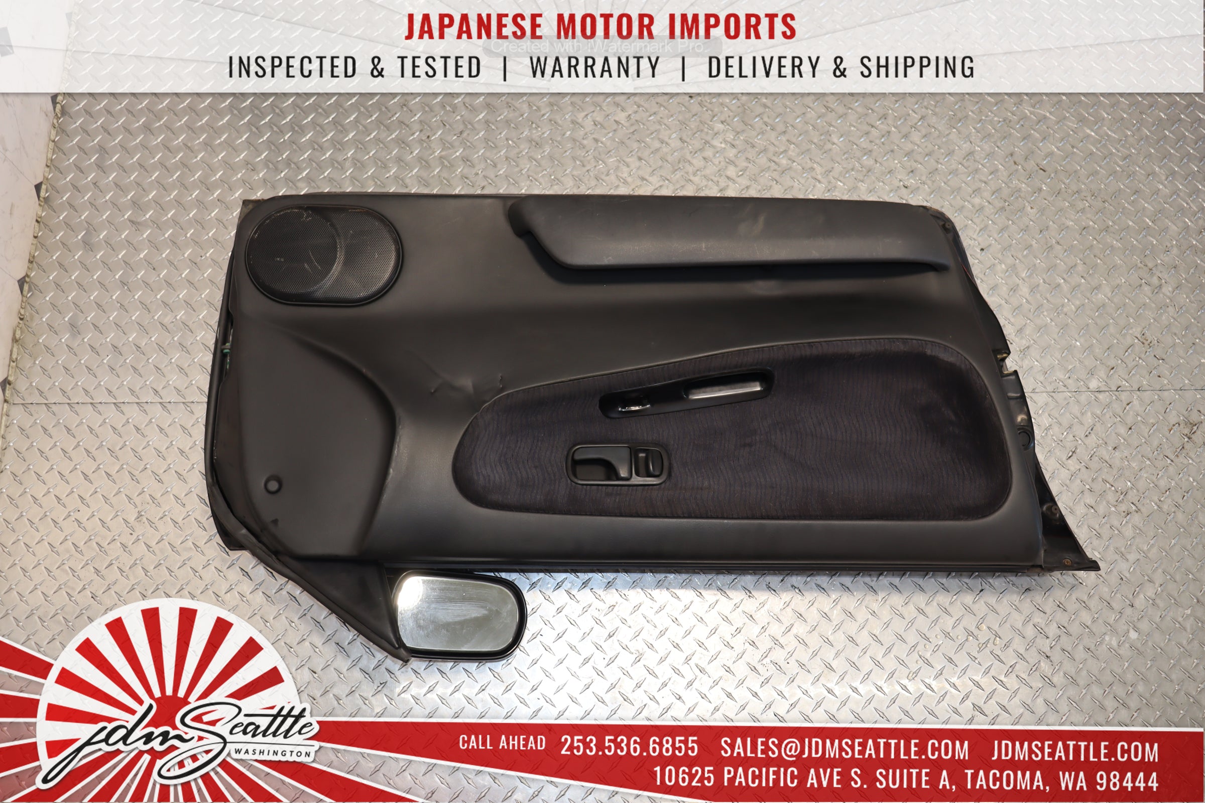 JDM RHD Nissan S13 180SX Complete Doors with Interior Panels, Side Mirrors & Switches - Perfect for Restoration & Drift Builds