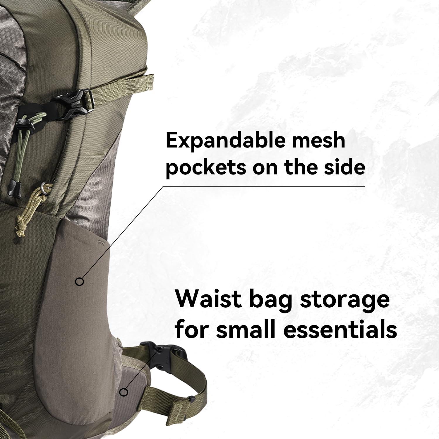 KAILAS Hurricane 20L 26L Lightweight Hiking Backpack - Waterproof Trekking Daypack for Men & Women - Perfect for Travel, Camping, Outdoor Adventures & Daily Commute