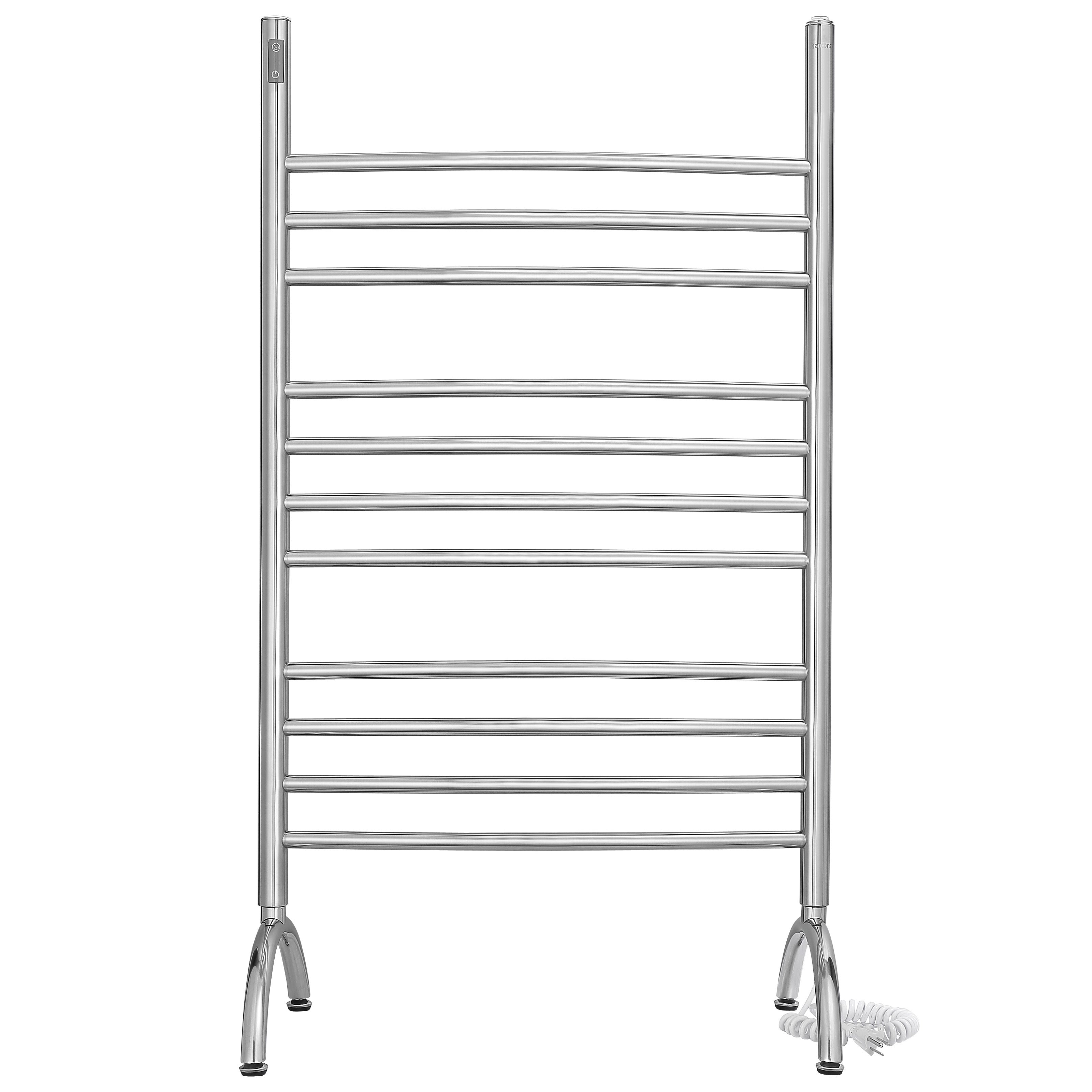 Ava OBT 3-in-1 11-Bar Towel Warmer with Built-in Timer | Stainless Steel Commercial Grade | Perfect for Spas, Salons & Luxury Bathrooms