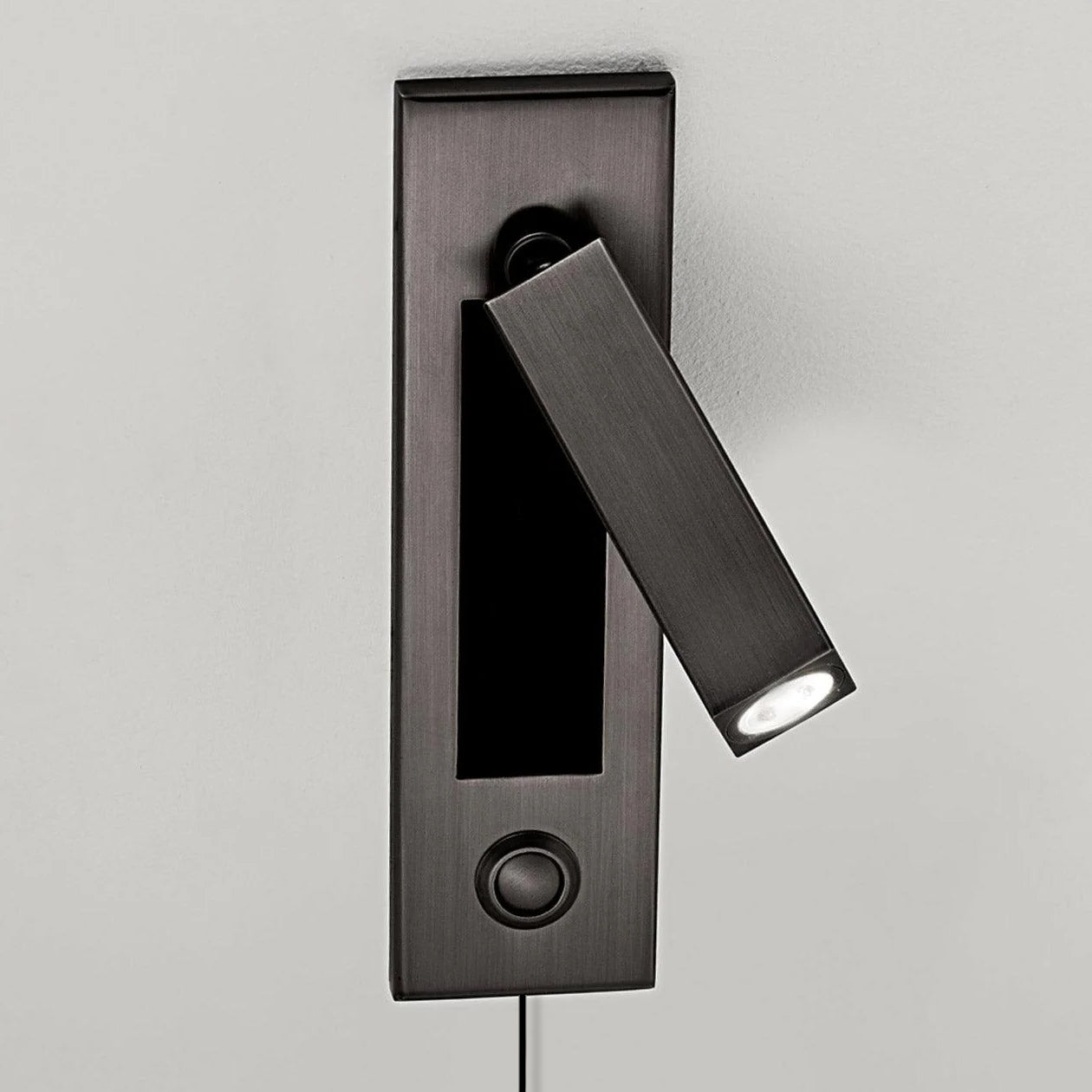 Wall Mounted Plug in Bedside Sconce Light - Modern Plug-in Wall Lamp for Bedroom, Living Room & Nursery - Perfect for Reading, Night Light & Home Decor